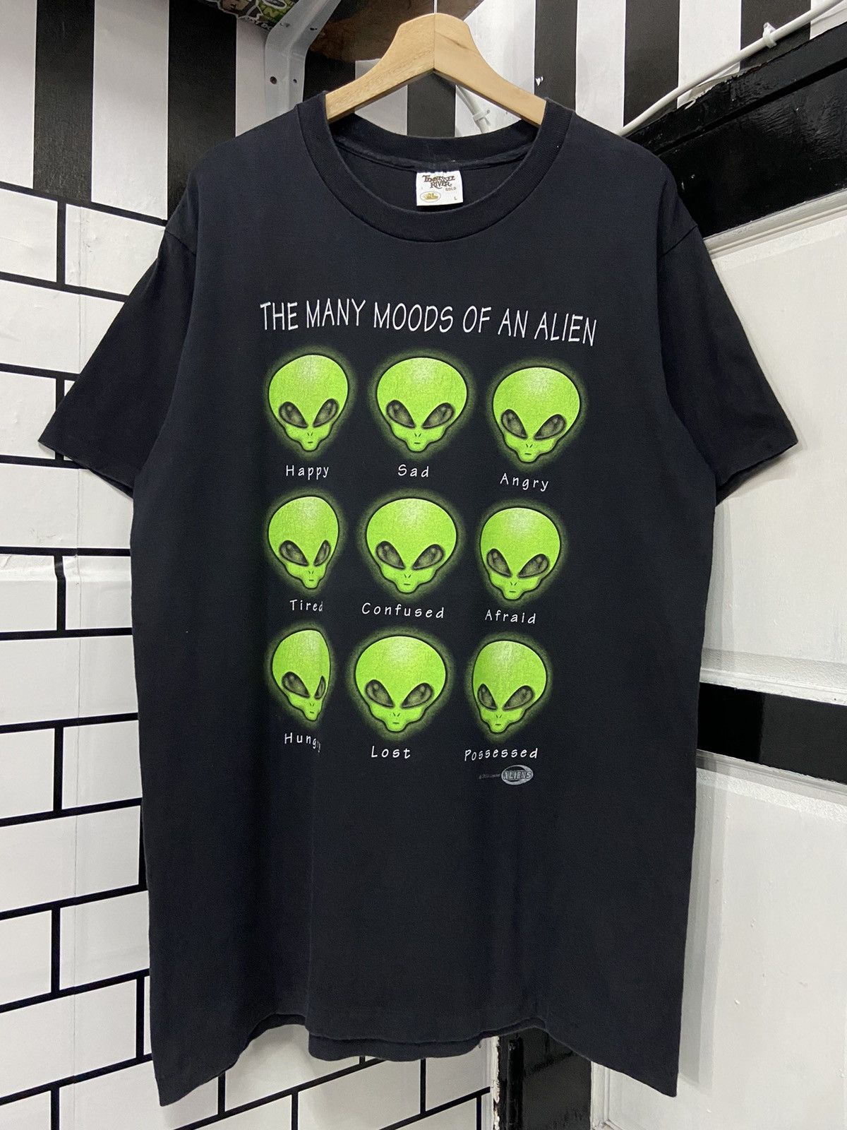 Vintage 90’s The Many Mood Of Alien Single Stitch Tee