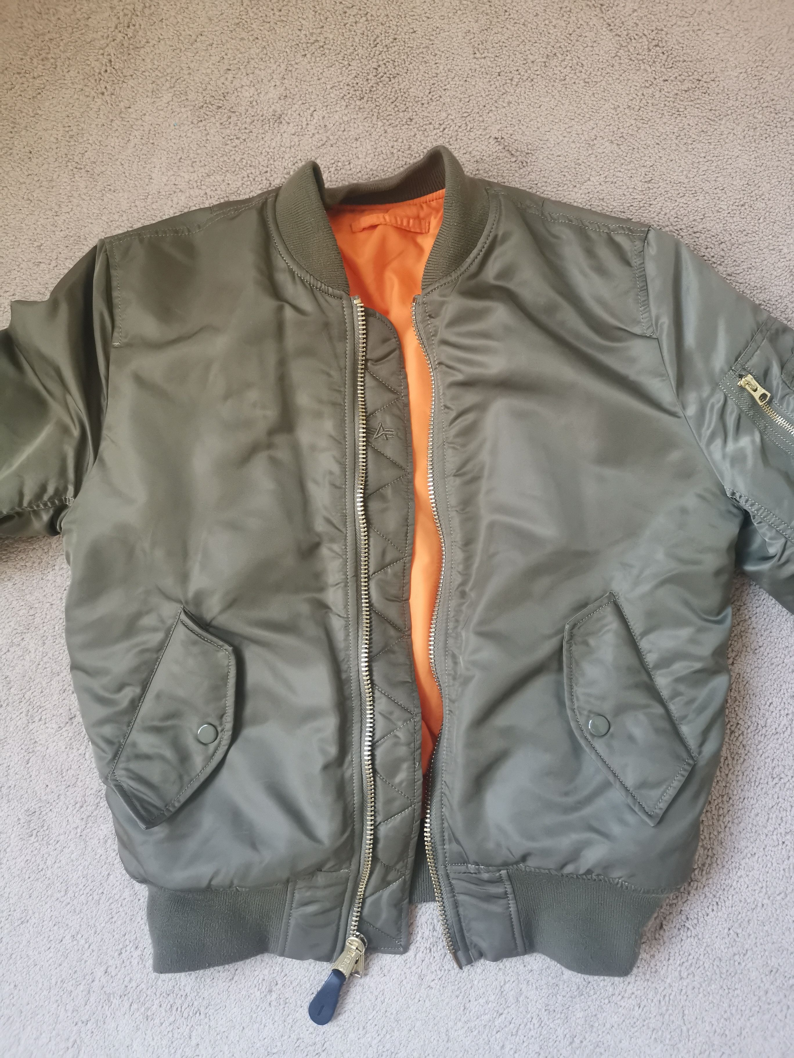 Alpha Industries MA-1 Bomber jacket Size US S / EU 44-46 / 1 - 1 Thumbnail