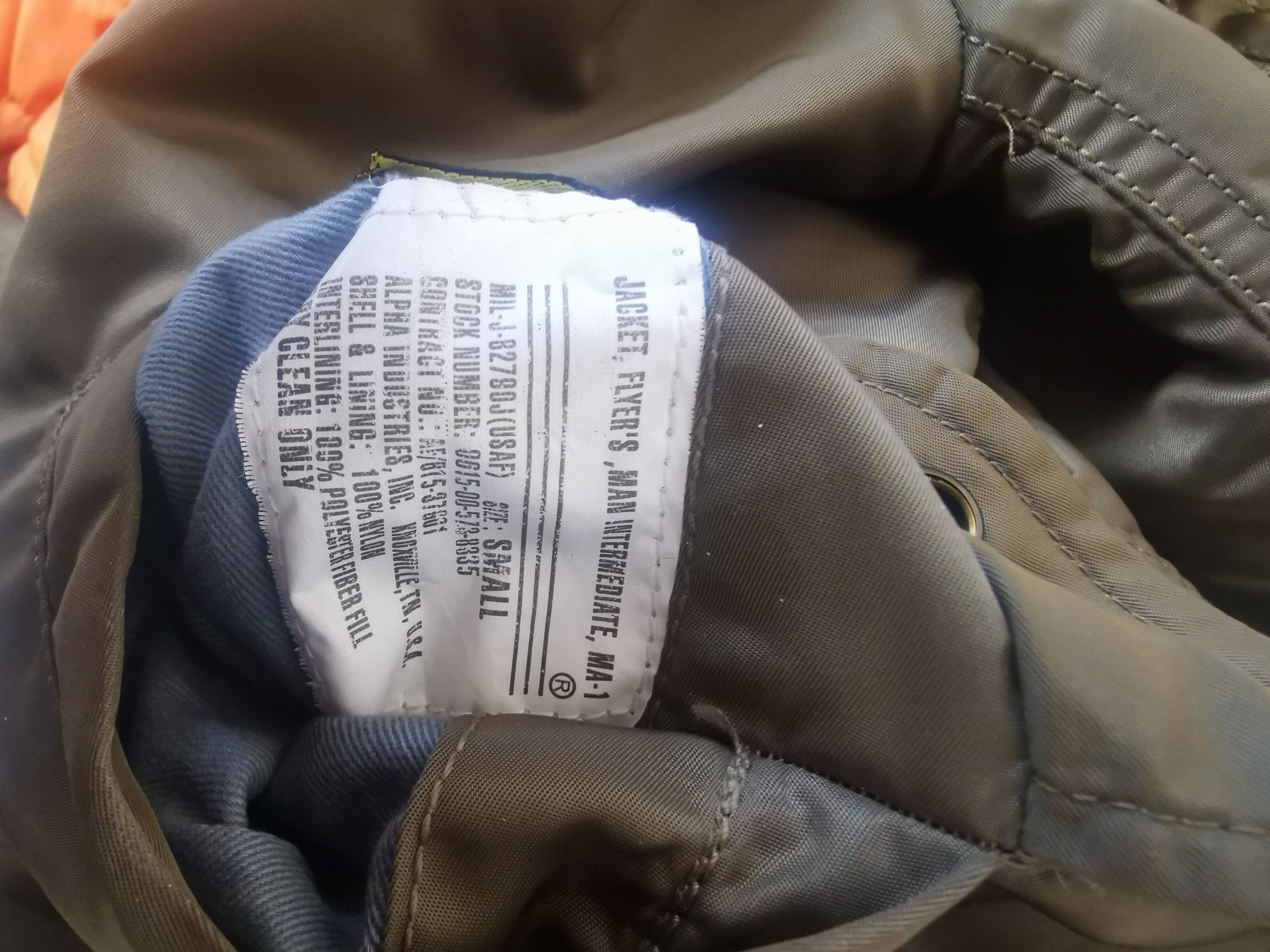 Alpha Industries MA-1 Bomber jacket Size US S / EU 44-46 / 1 - 9 Thumbnail