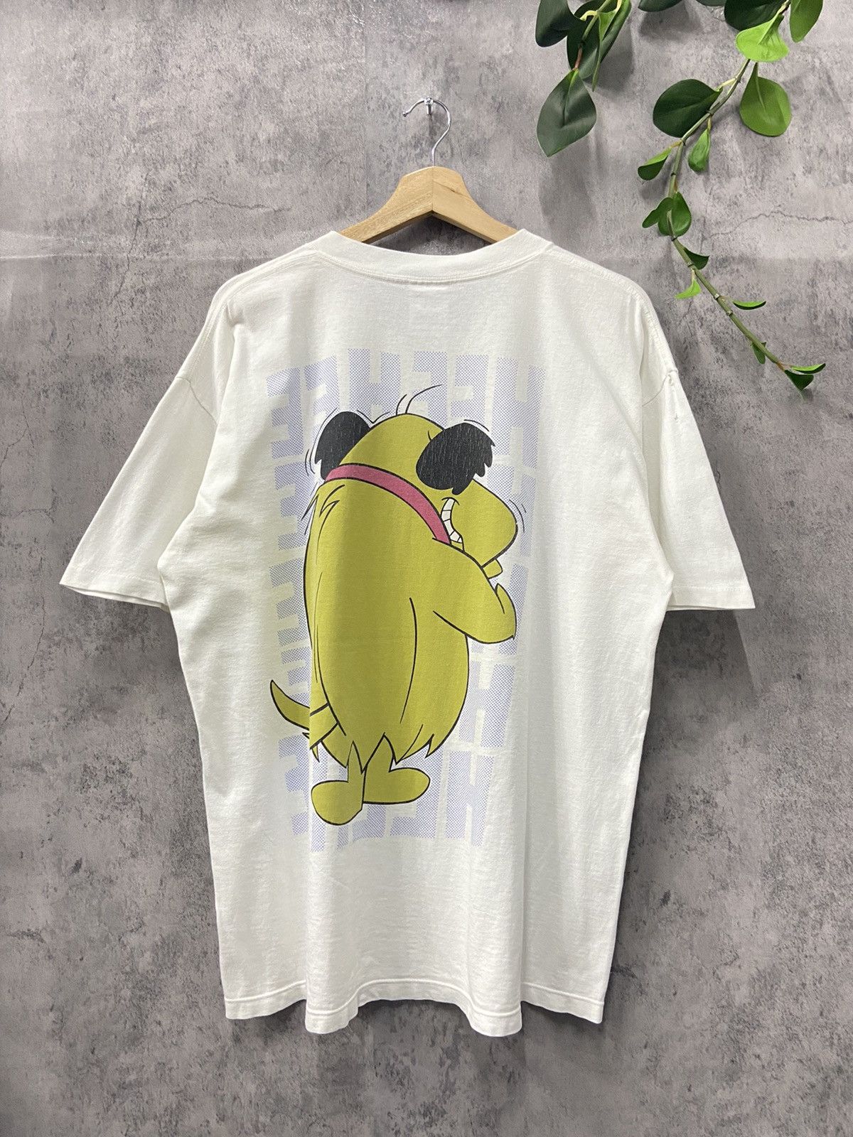 Cartoon Network × Vintage Vintage 90’s Trashed Wacky Races Mirror Print Tshirt Size US XL / EU 56 / 4 - 2 Thumbnail