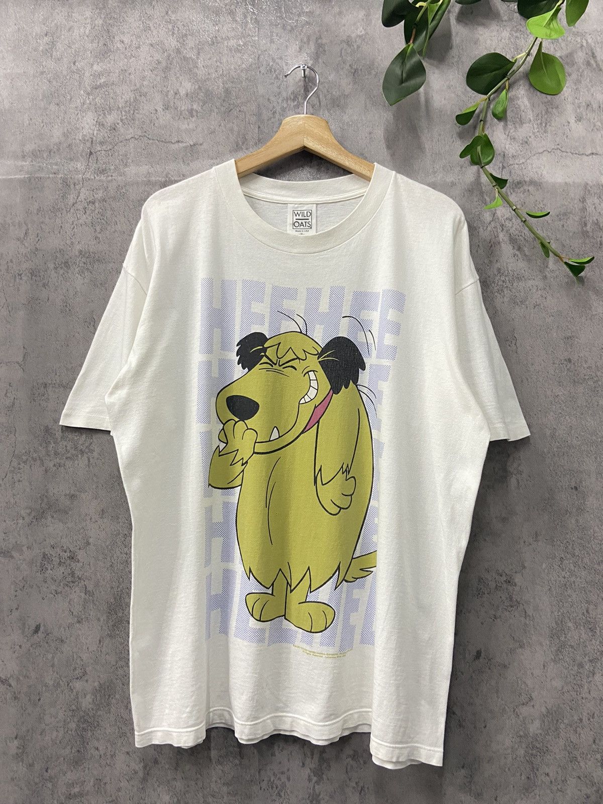 Cartoon Network × Vintage Vintage 90’s Trashed Wacky Races Mirror Print Tshirt Size US XL / EU 56 / 4 - 1 Thumbnail