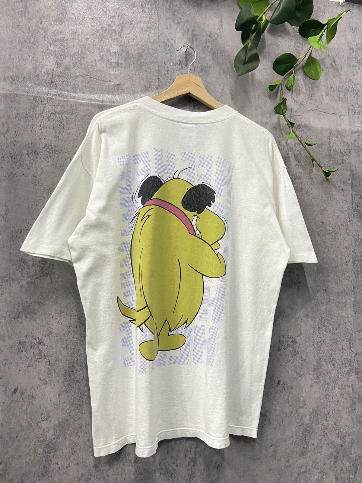 Cartoon Network × Vintage Vintage 90’s Trashed Wacky Races Mirror Print Tshirt Size US XL / EU 56 / 4 - 9 Thumbnail