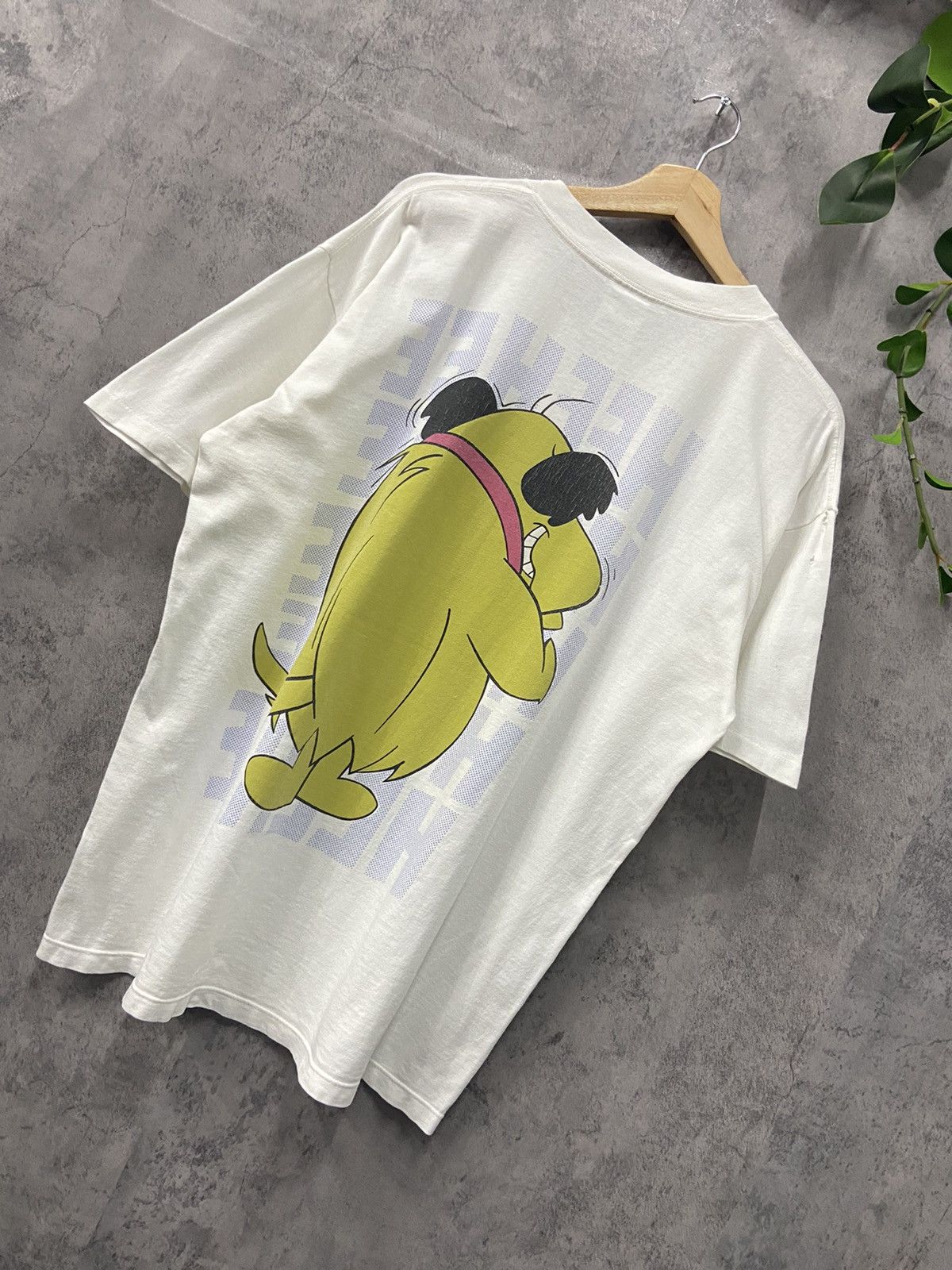 Cartoon Network × Vintage Vintage 90’s Trashed Wacky Races Mirror Print Tshirt Size US XL / EU 56 / 4 - 8 Thumbnail