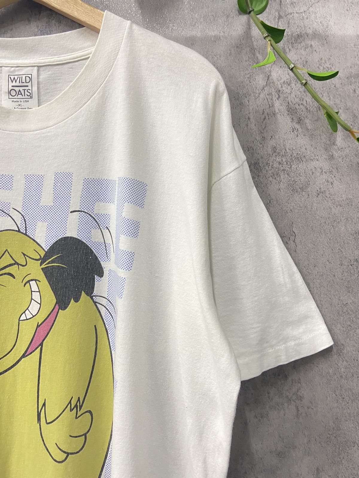 Cartoon Network × Vintage Vintage 90’s Trashed Wacky Races Mirror Print Tshirt Size US XL / EU 56 / 4 - 5 Thumbnail