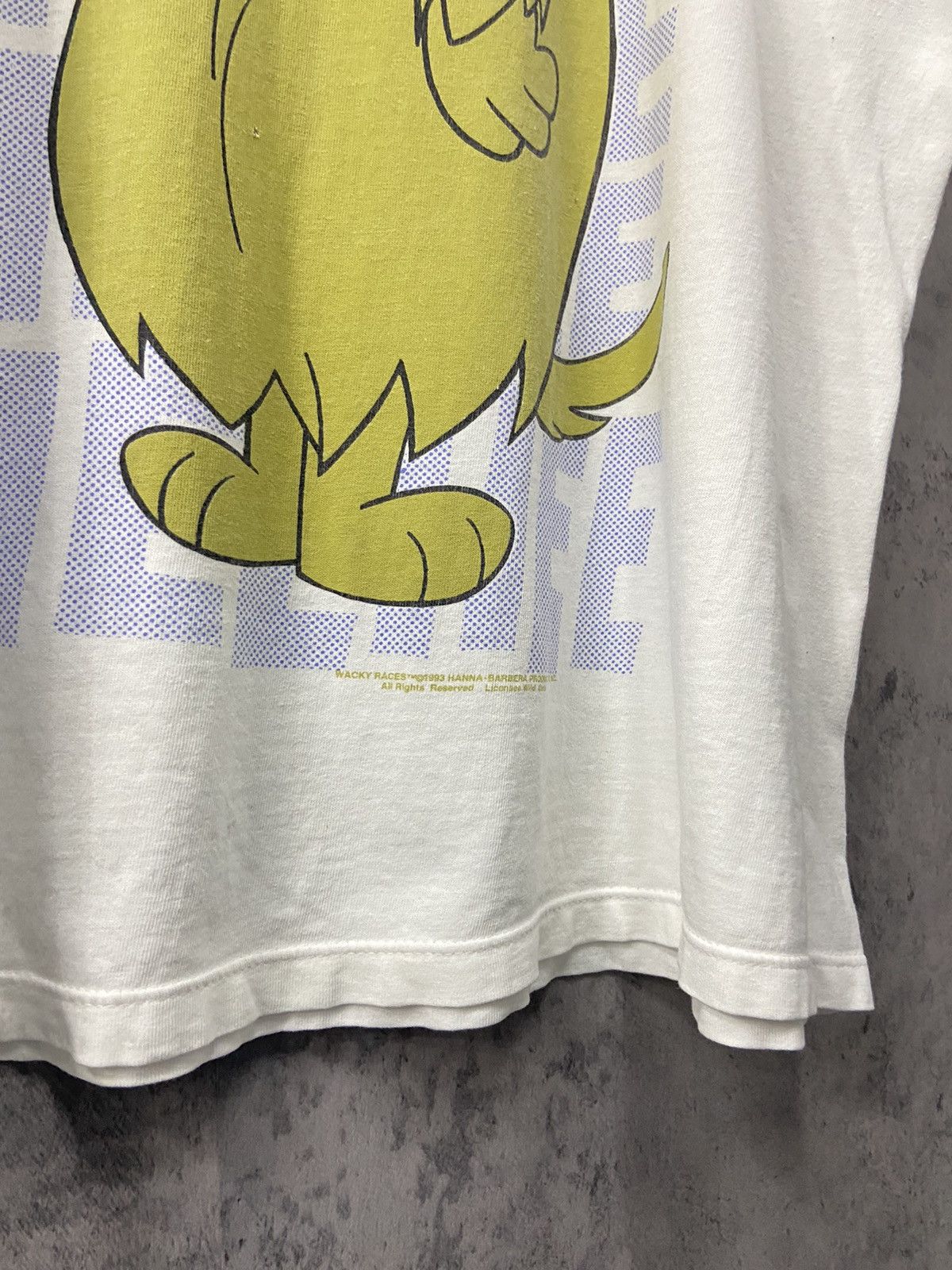 Cartoon Network × Vintage Vintage 90’s Trashed Wacky Races Mirror Print Tshirt Size US XL / EU 56 / 4 - 6 Thumbnail