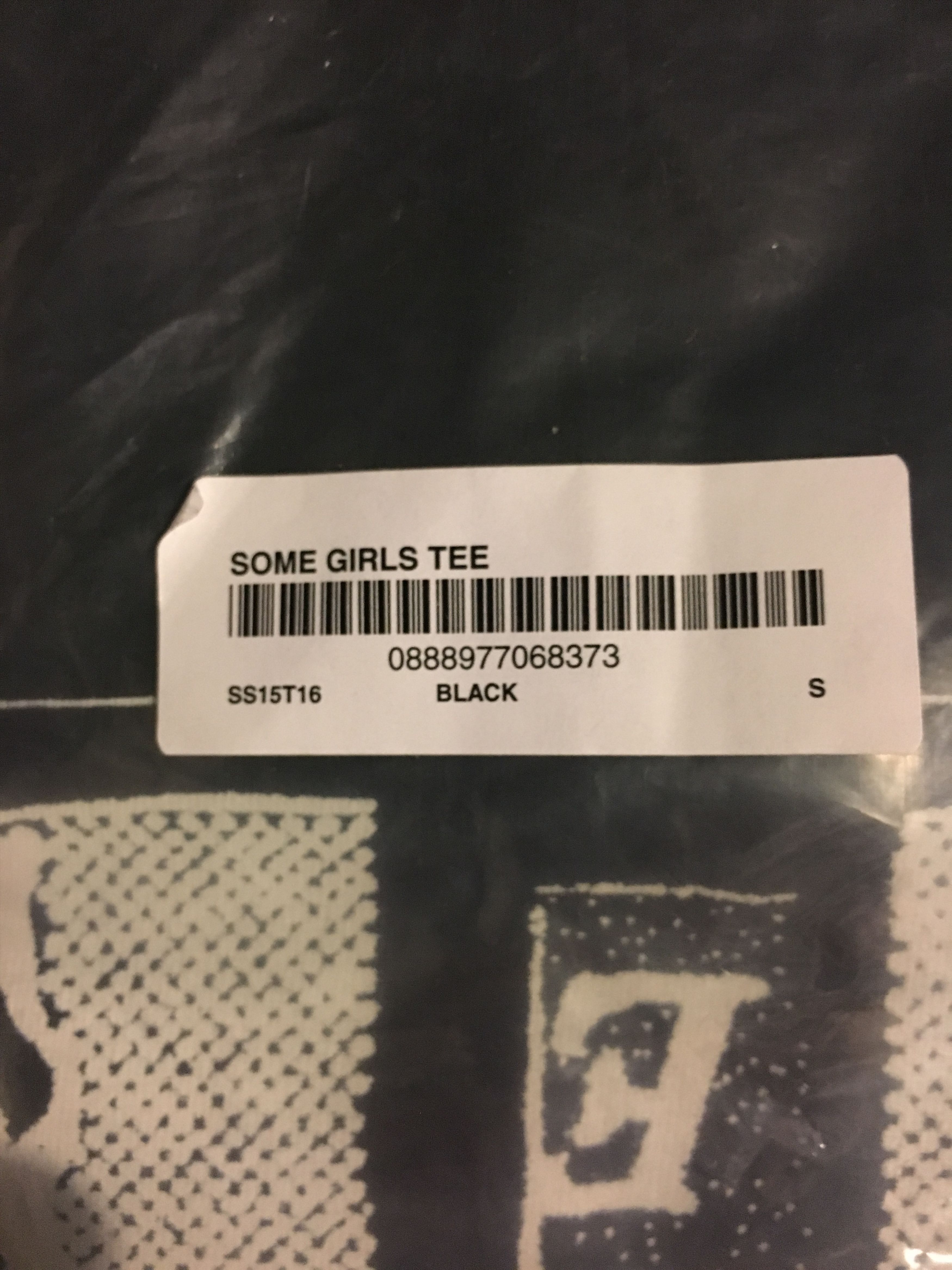 Supreme Supreme Some Girls Tee Black Small SS15 Size US S / EU 44-46 / 1 - 3 Thumbnail