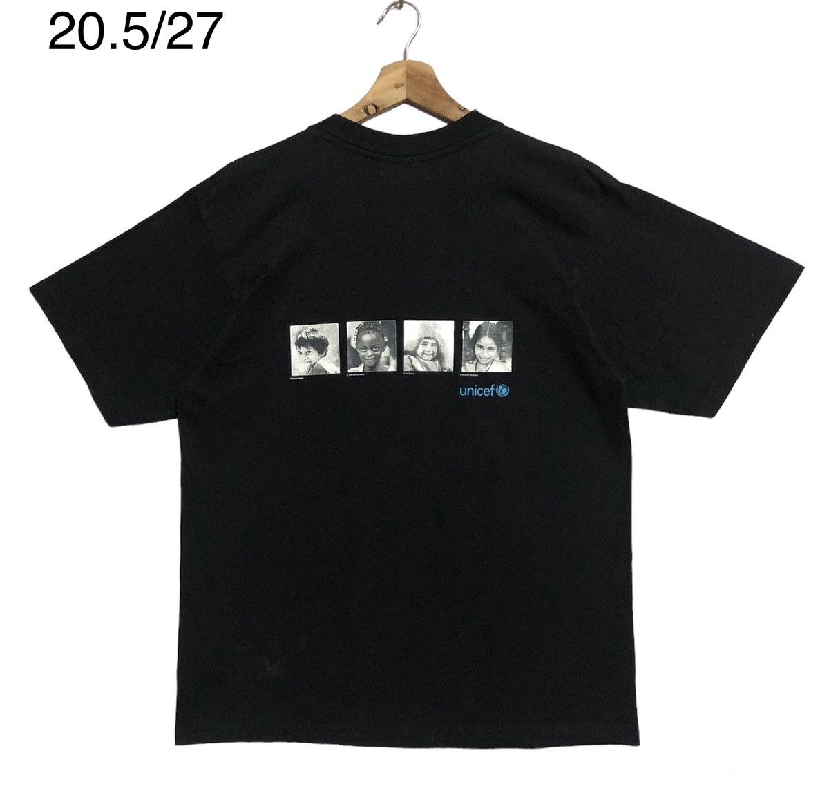 image of Vintage Unicef in Black, Men's (Size Medium)
