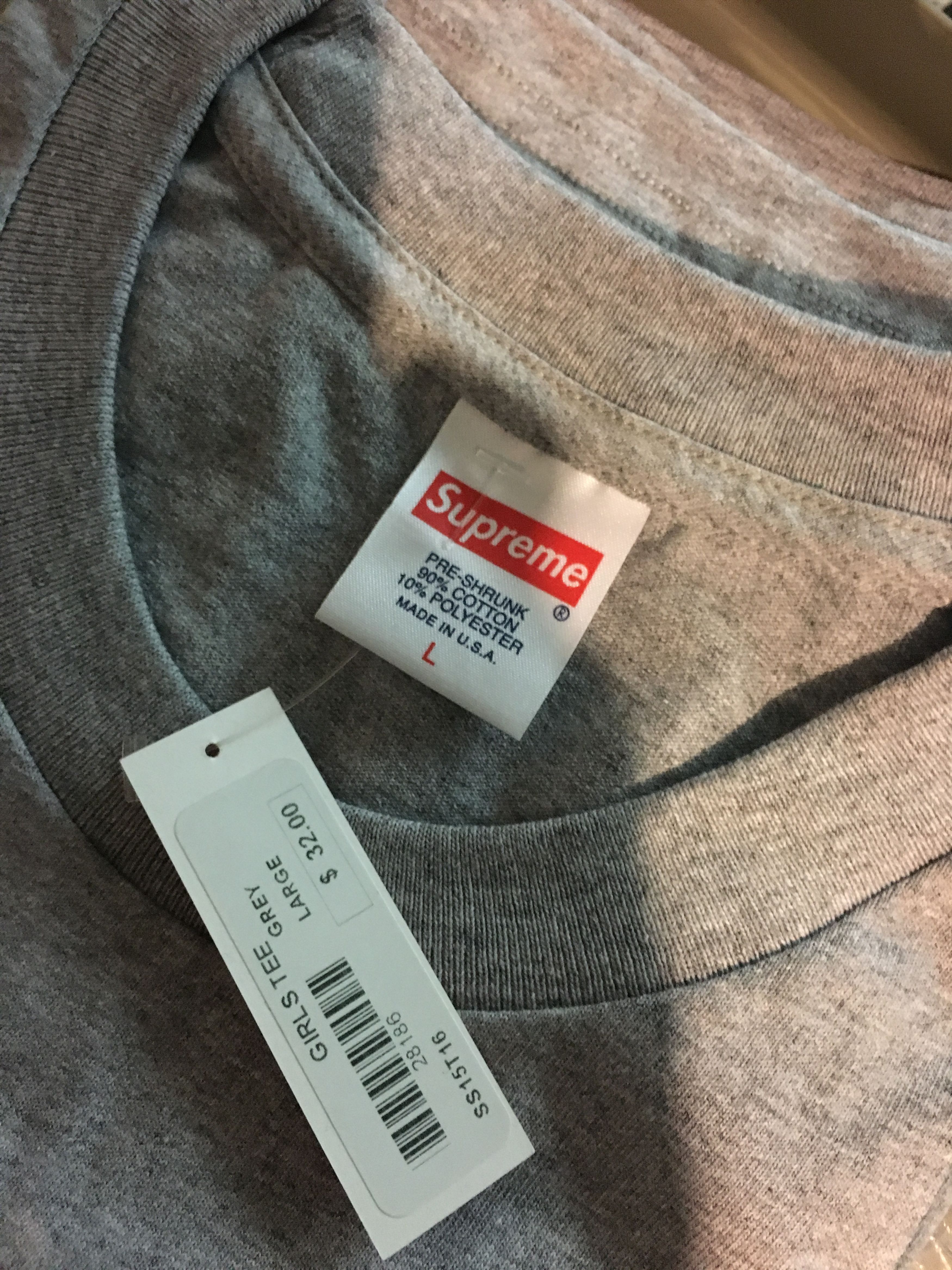 Supreme Supreme Some Girls Tee Grey Large SS15 Size US L / EU 52-54 / 3 - 2 Thumbnail