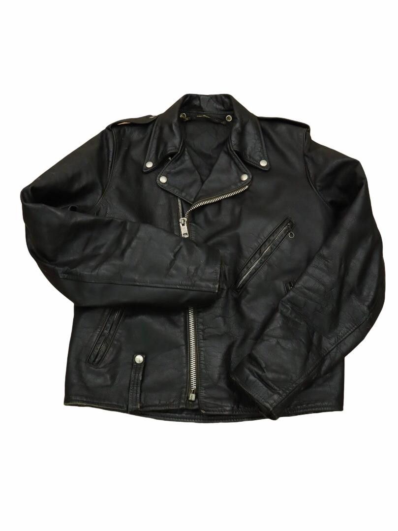 Harley Davidson 60's 70's Vtg Harley Davidson AMF Leather Motorcycle Jacket Size US M / EU 48-50 / 2 - 6 Thumbnail