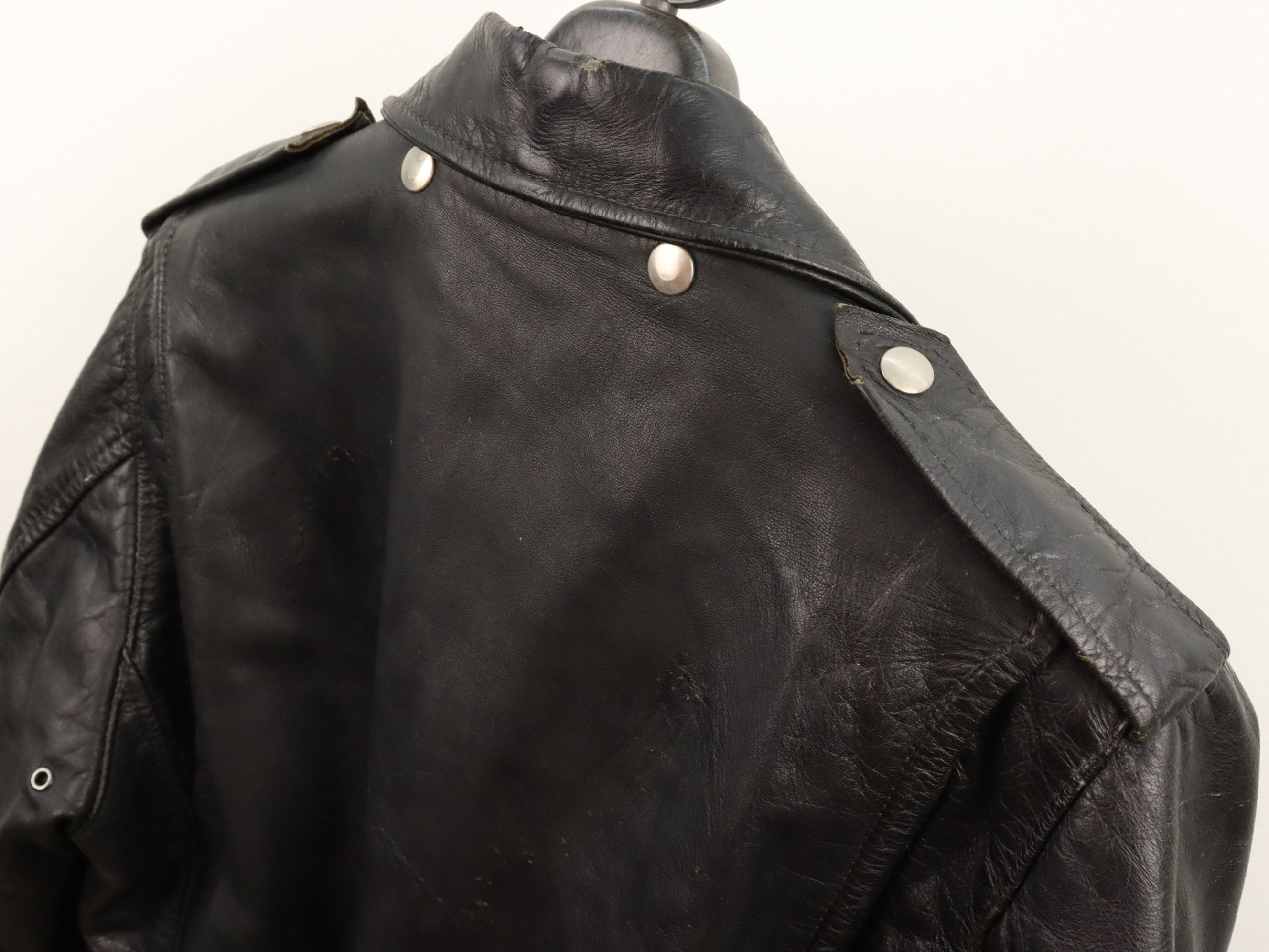 Harley Davidson 60's 70's Vtg Harley Davidson AMF Leather Motorcycle Jacket Size US M / EU 48-50 / 2 - 8 Thumbnail