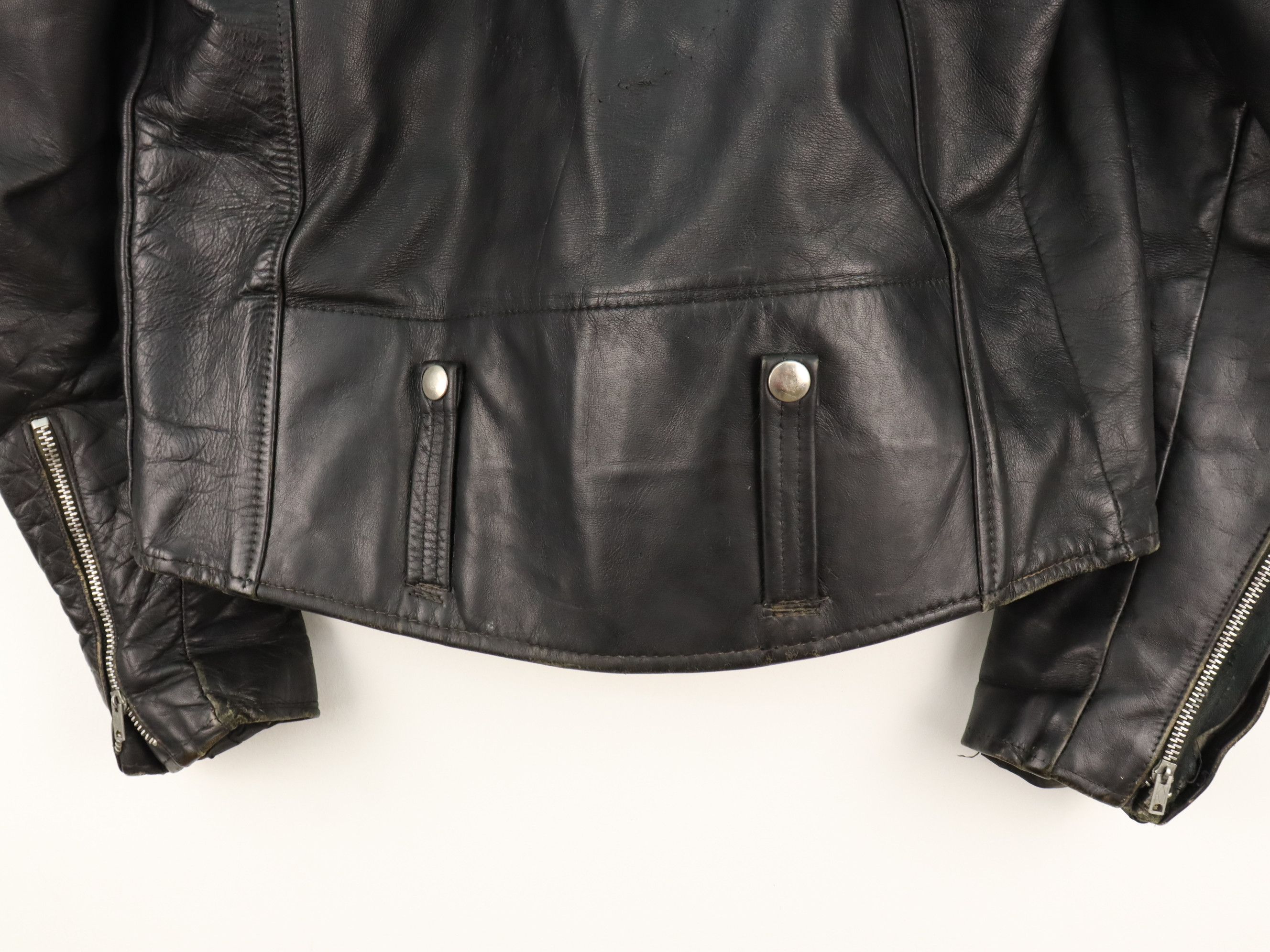 Harley Davidson 60's 70's Vtg Harley Davidson AMF Leather Motorcycle Jacket Size US M / EU 48-50 / 2 - 18 Thumbnail