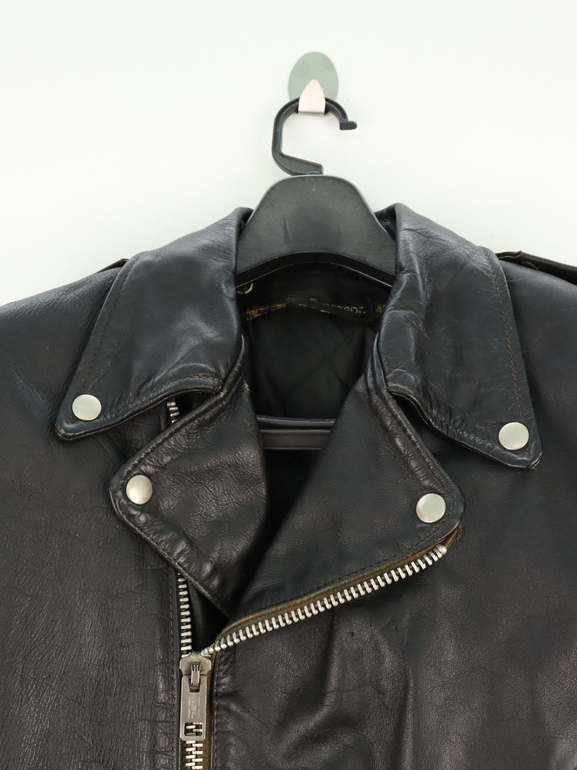 Harley Davidson 60's 70's Vtg Harley Davidson AMF Leather Motorcycle Jacket Size US M / EU 48-50 / 2 - 7 Thumbnail