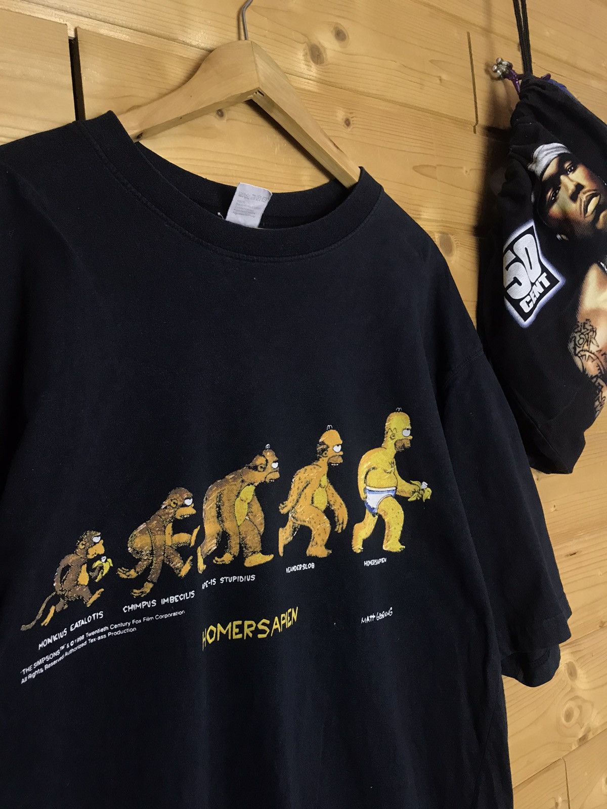 Cartoon Network Vintage 90s The Simpson’s Homersapien t-shirt Size US XXL / EU 58 / 5 - 1 Thumbnail