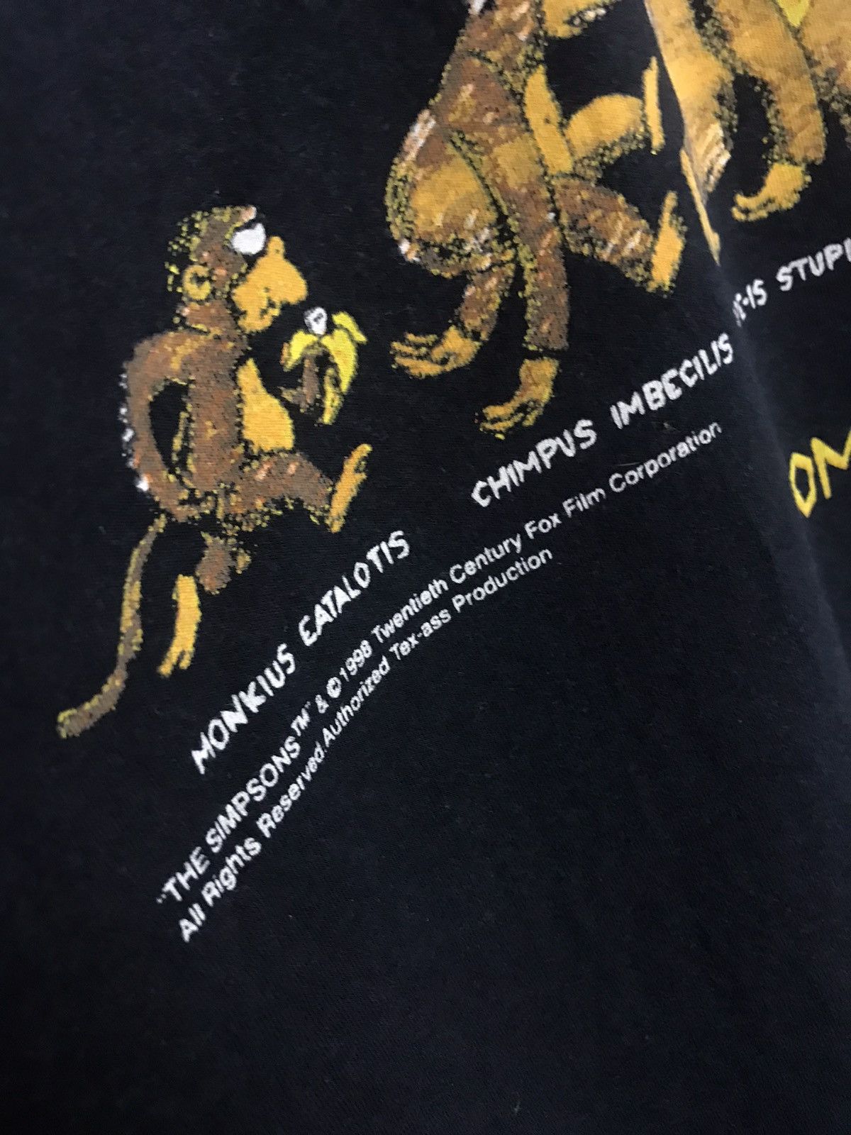 Cartoon Network Vintage 90s The Simpson’s Homersapien t-shirt Size US XXL / EU 58 / 5 - 4 Thumbnail