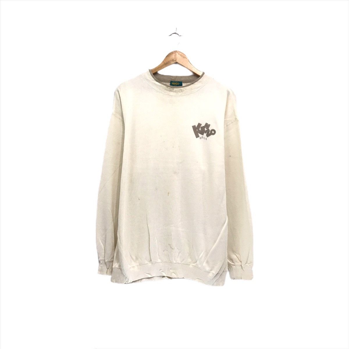 Japanese Brand × Kenzo × Vintage Kenzo Golf Sweatshirt Crewneck Embroidery Spellout Kenzo Size US L / EU 52-54 / 3 - 2 Thumbnail