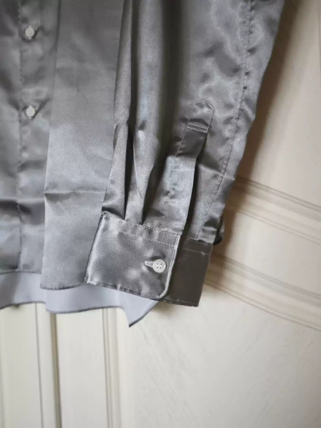 Comme des Garcons Homme Plus CDG Homme Plus 21SS "Metal Outlaw" Silver Shirt Size US M / EU 48-50 / 2 - 5 Thumbnail