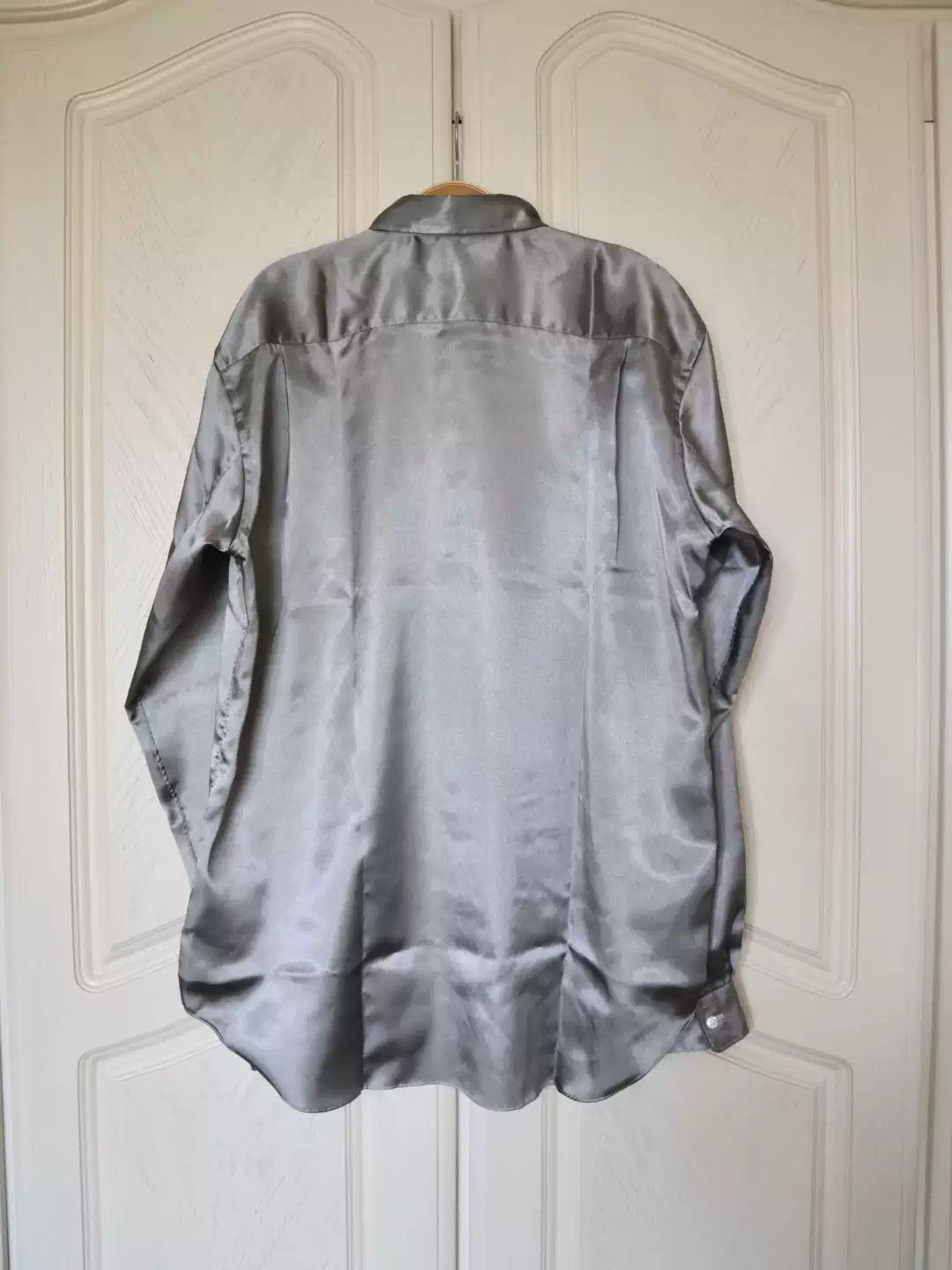 Comme des Garcons Homme Plus CDG Homme Plus 21SS "Metal Outlaw" Silver Shirt Size US M / EU 48-50 / 2 - 2 Thumbnail