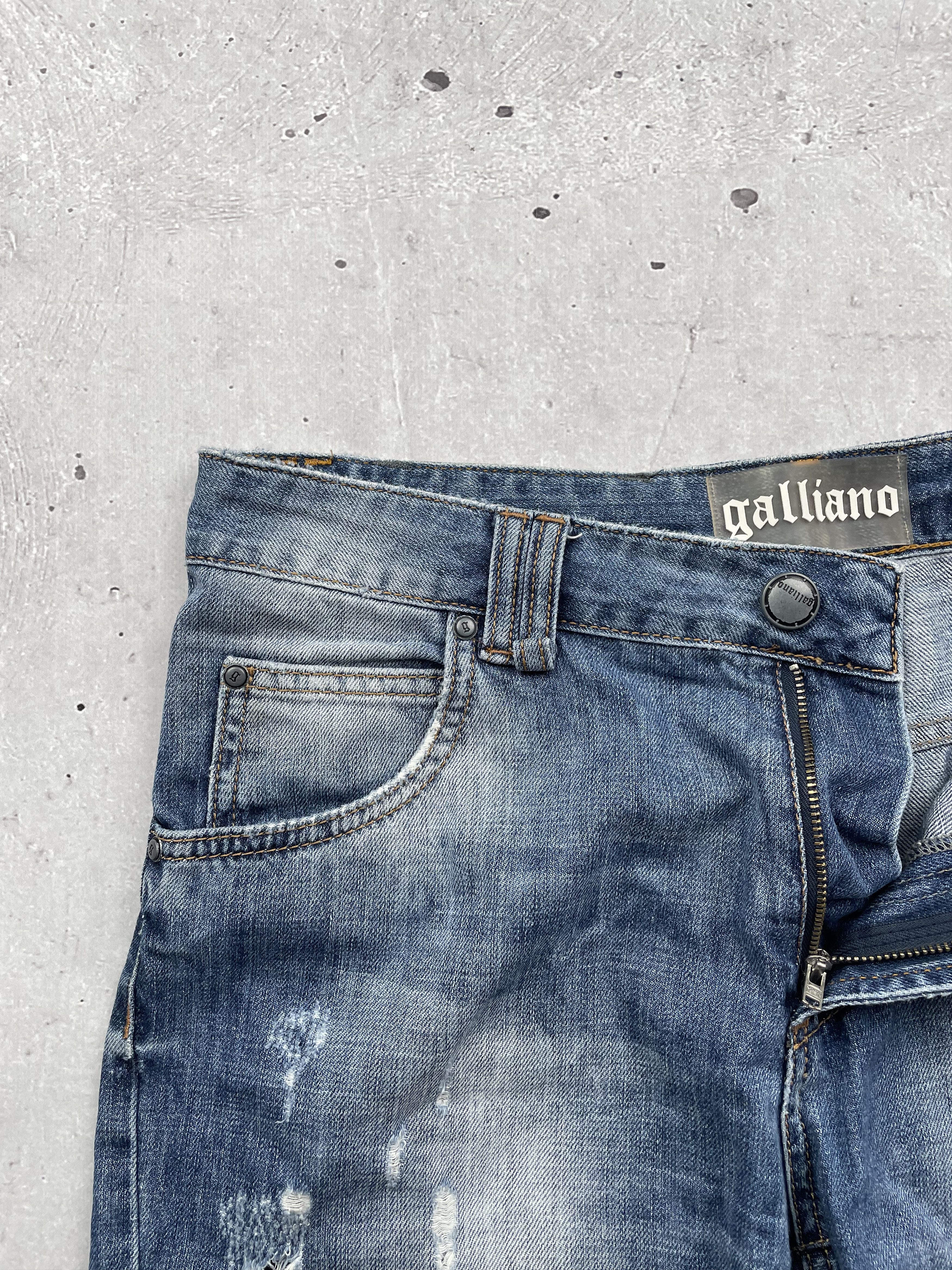 John Galliano Galliano Vintage Jeans Shorts Size 28" / US 6 / IT 42 - 4 Thumbnail