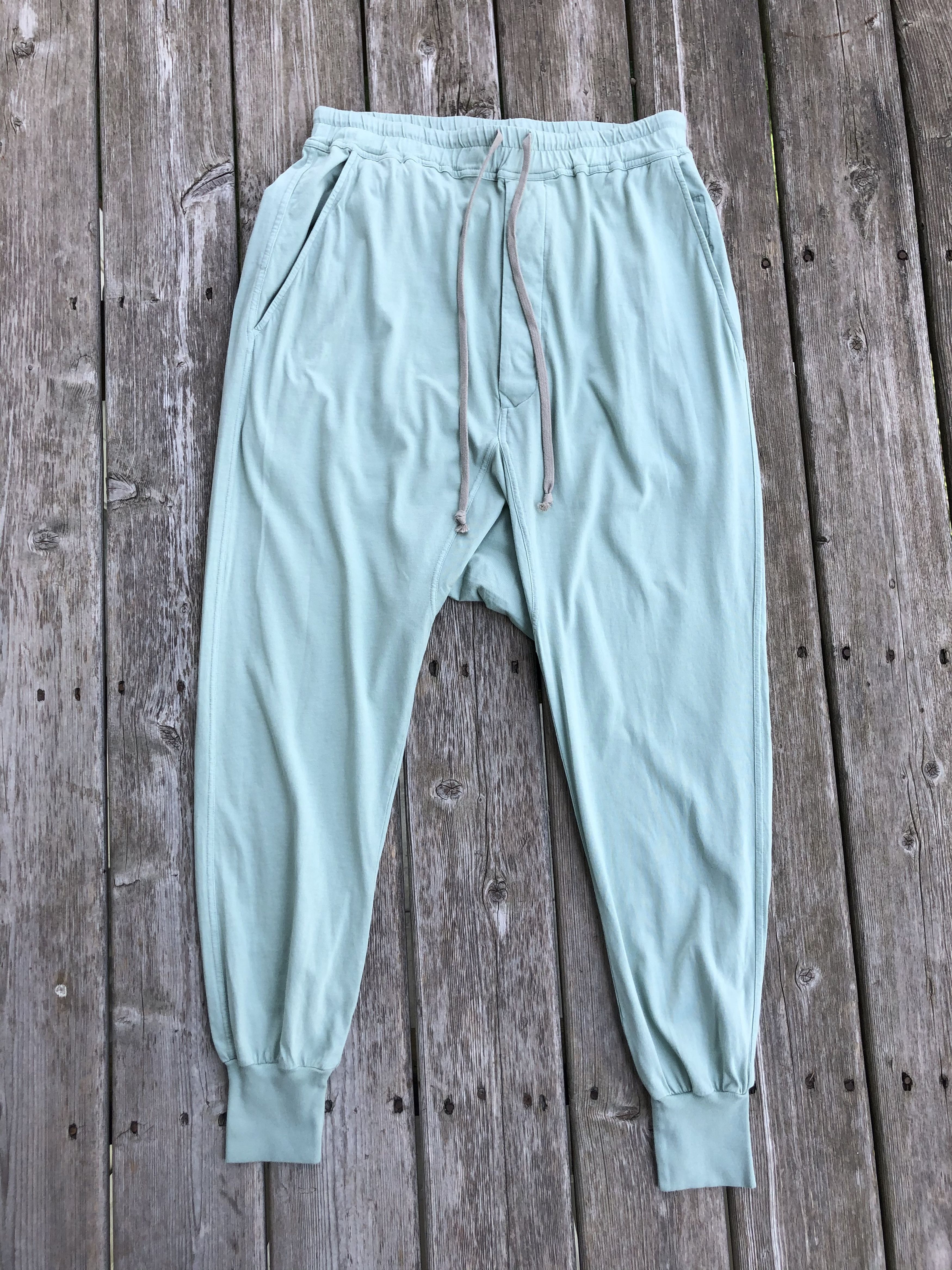 image of Rick Owens Drkshdw Prisoner Drawstring Pants Mint, Men's (Size 30)