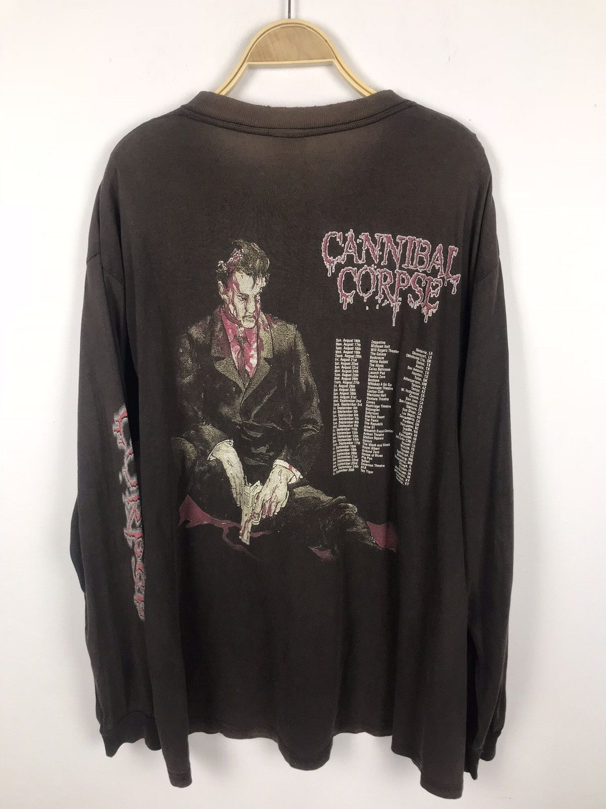 Band Tees × Vintage Cannibal Corpse Distressed Shir Size US L / EU 52-54 / 3 - 2 Thumbnail