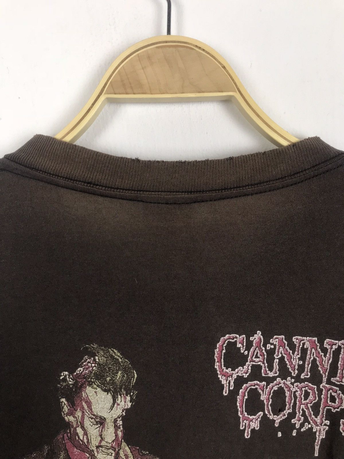 Band Tees × Vintage Cannibal Corpse Distressed Shir Size US L / EU 52-54 / 3 - 9 Thumbnail