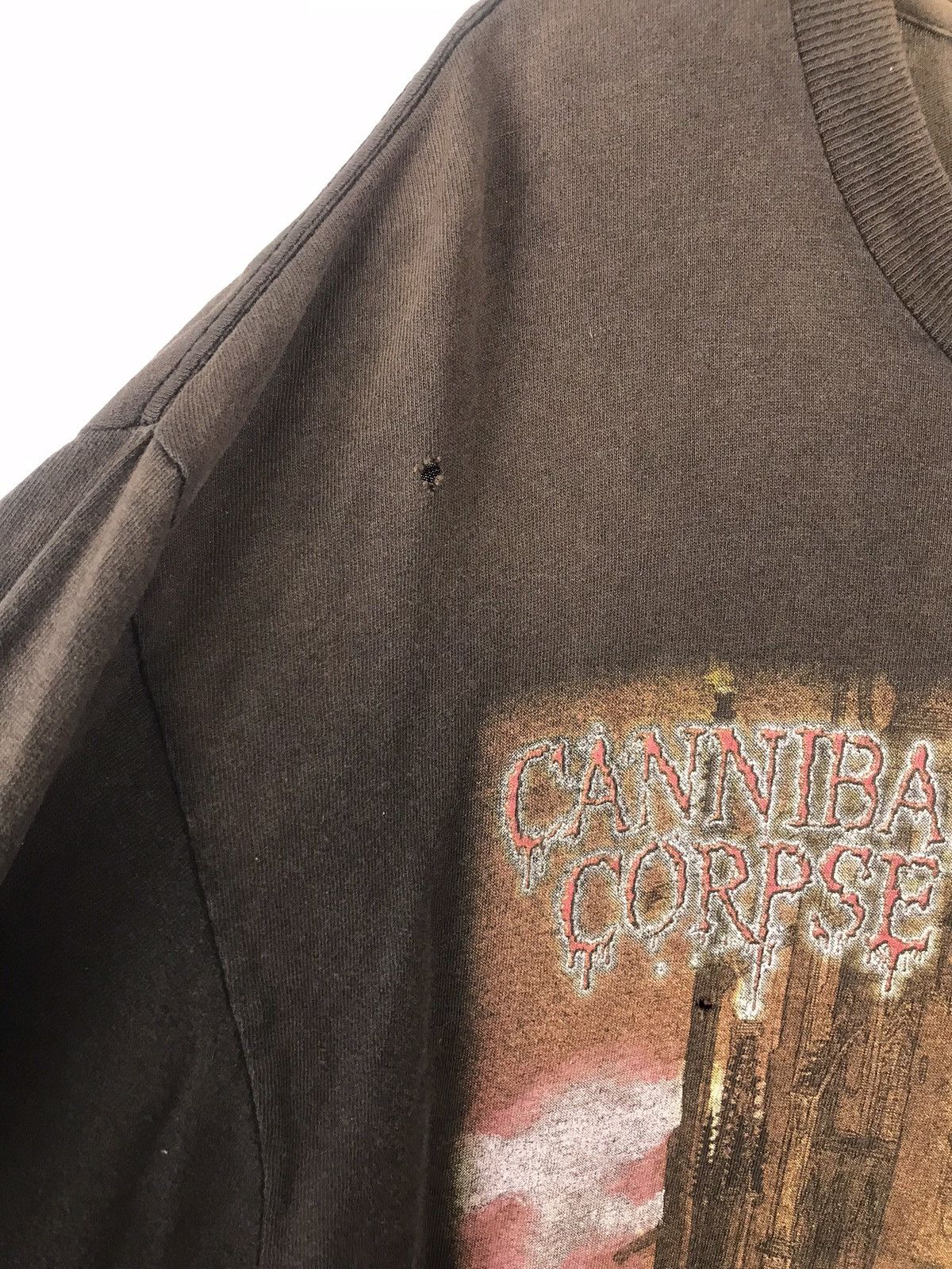 Band Tees × Vintage Cannibal Corpse Distressed Shir Size US L / EU 52-54 / 3 - 8 Thumbnail