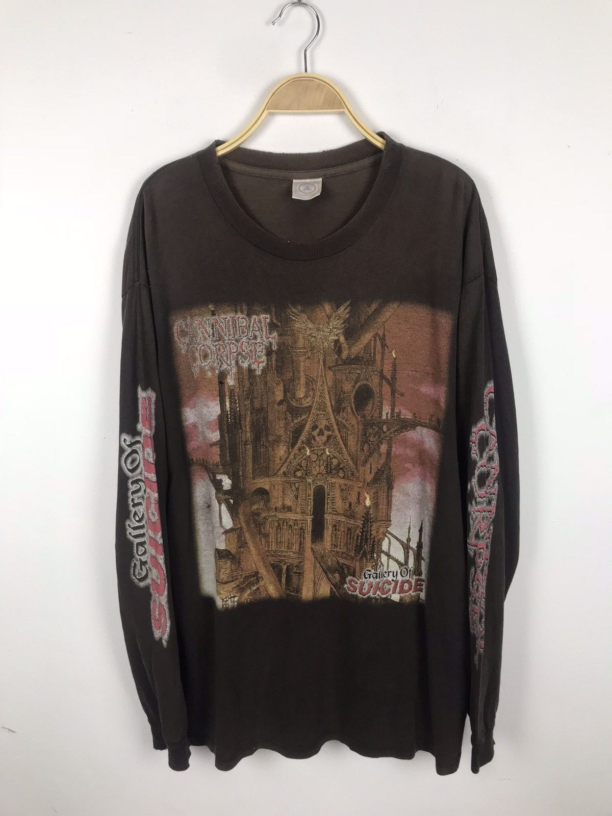 Band Tees × Vintage Cannibal Corpse Distressed Shir Size US L / EU 52-54 / 3 - 1 Thumbnail