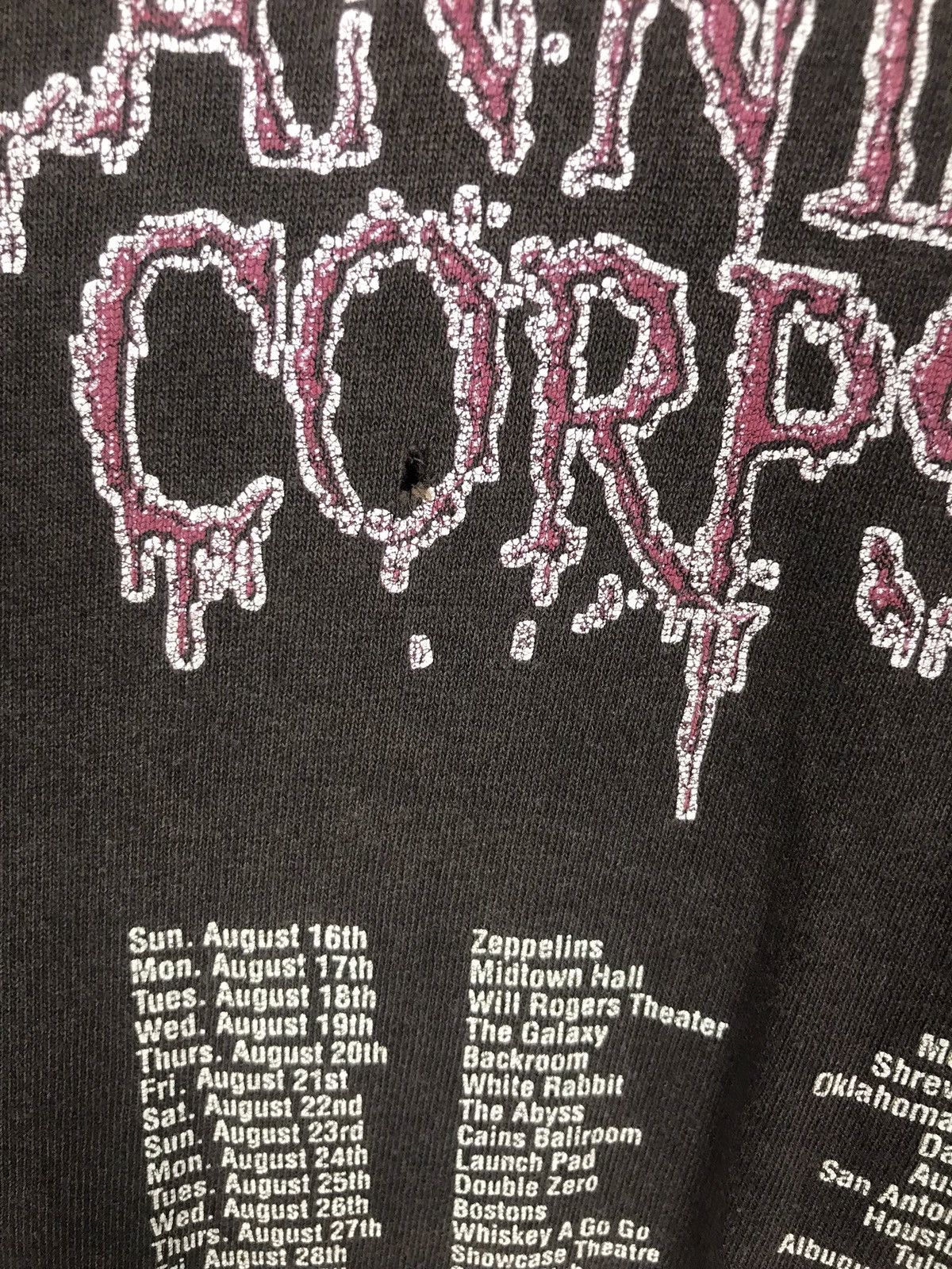 Band Tees × Vintage Cannibal Corpse Distressed Shir Size US L / EU 52-54 / 3 - 12 Thumbnail