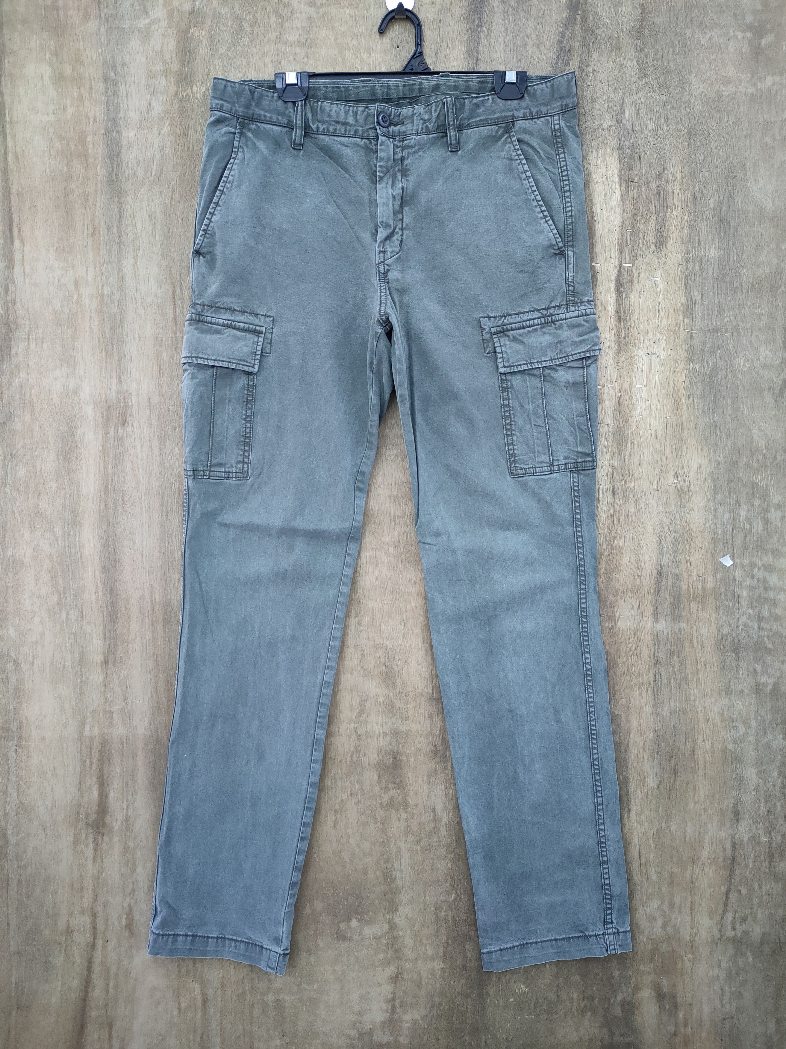 Japanese Brand JAPANESE BRAND FADED SKINNY CARGO PANTS Size US 34 / EU 50 - 3 Thumbnail