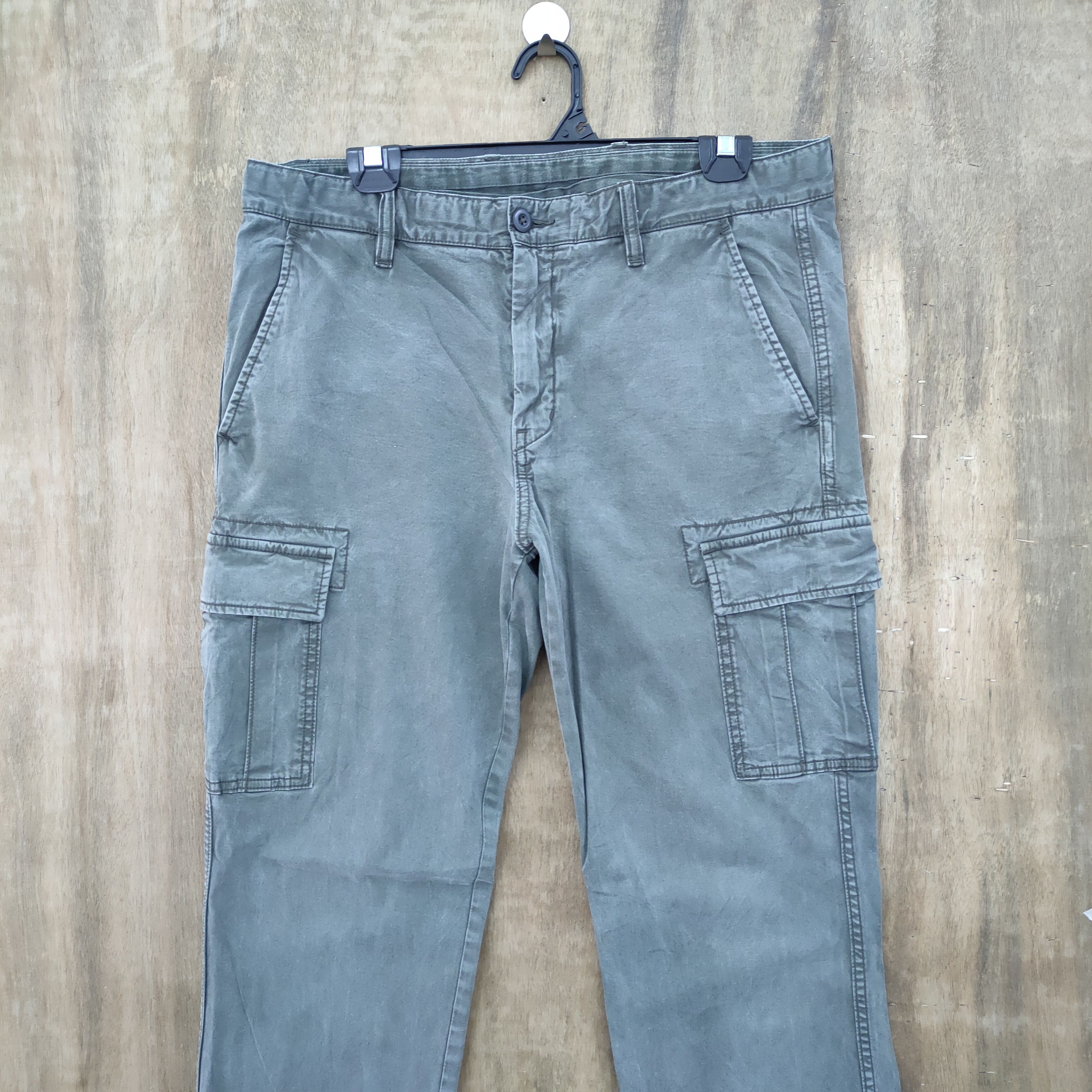 Japanese Brand JAPANESE BRAND FADED SKINNY CARGO PANTS Size US 34 / EU 50 - 2 Thumbnail