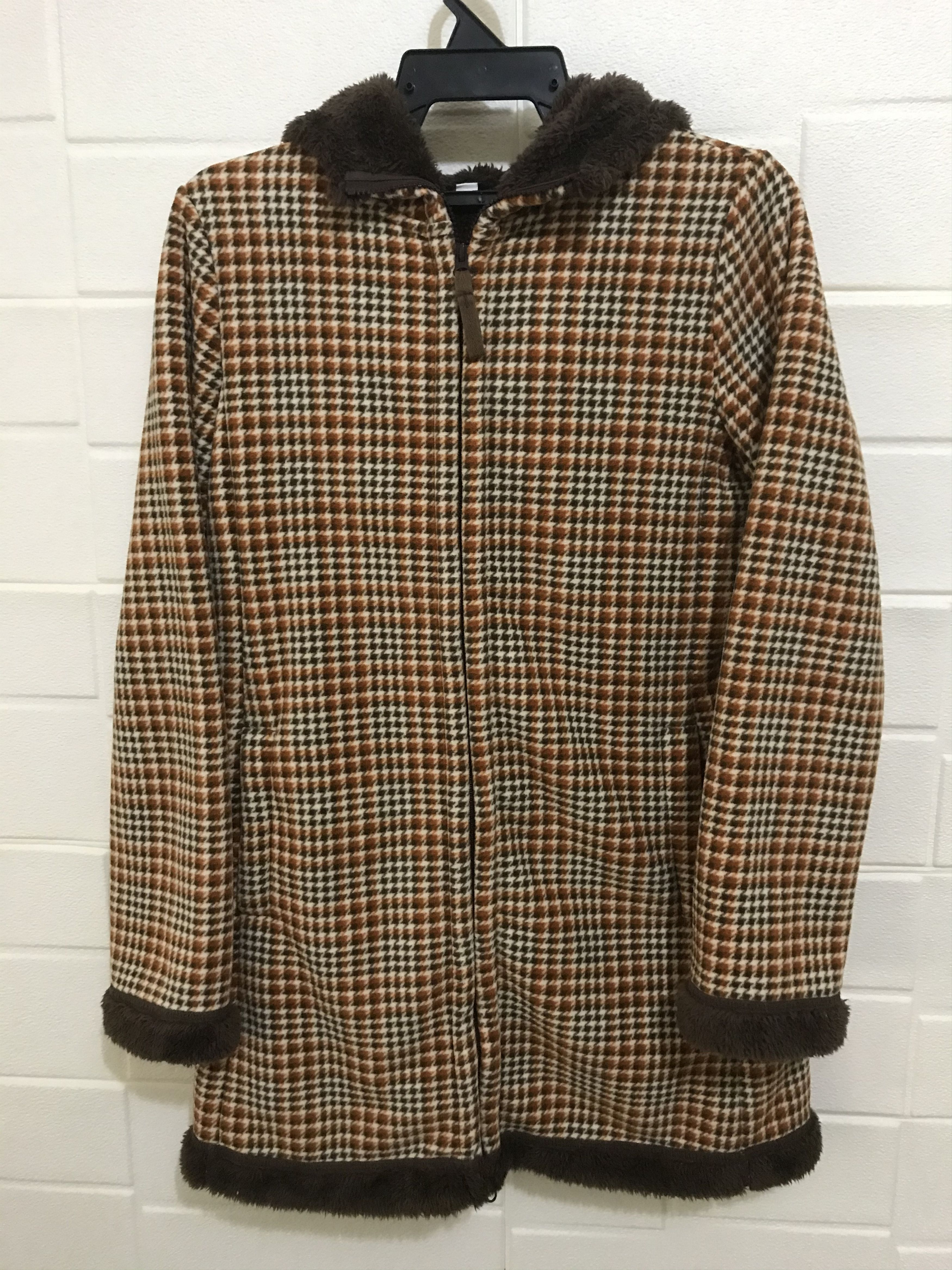 Uniqlo Checkers Long Hoodie Size M / US 6-8 / IT 42-44 - 1 Thumbnail