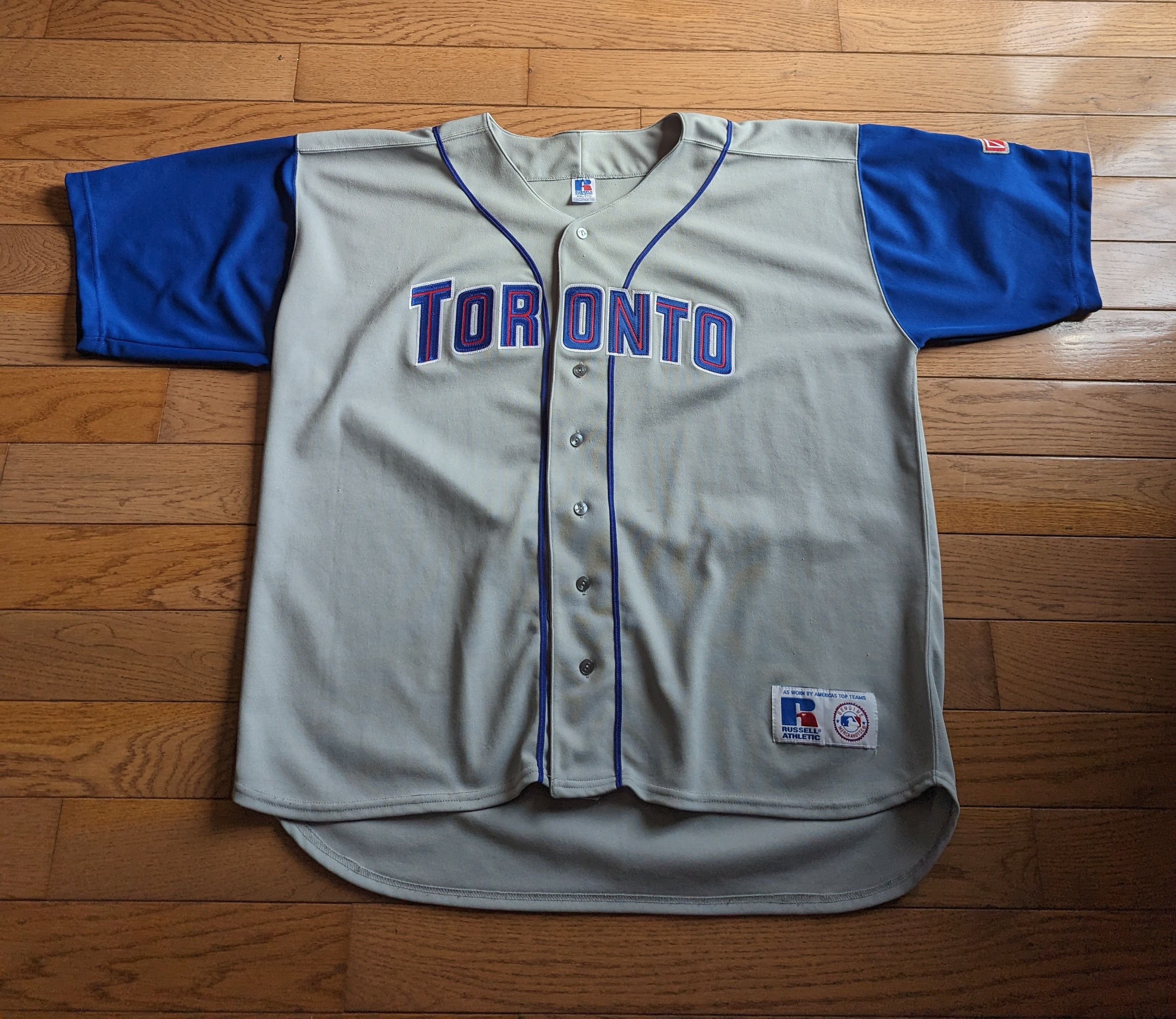 Vernon Wells Toronto Blue Jays Vintage Russell Athletic 