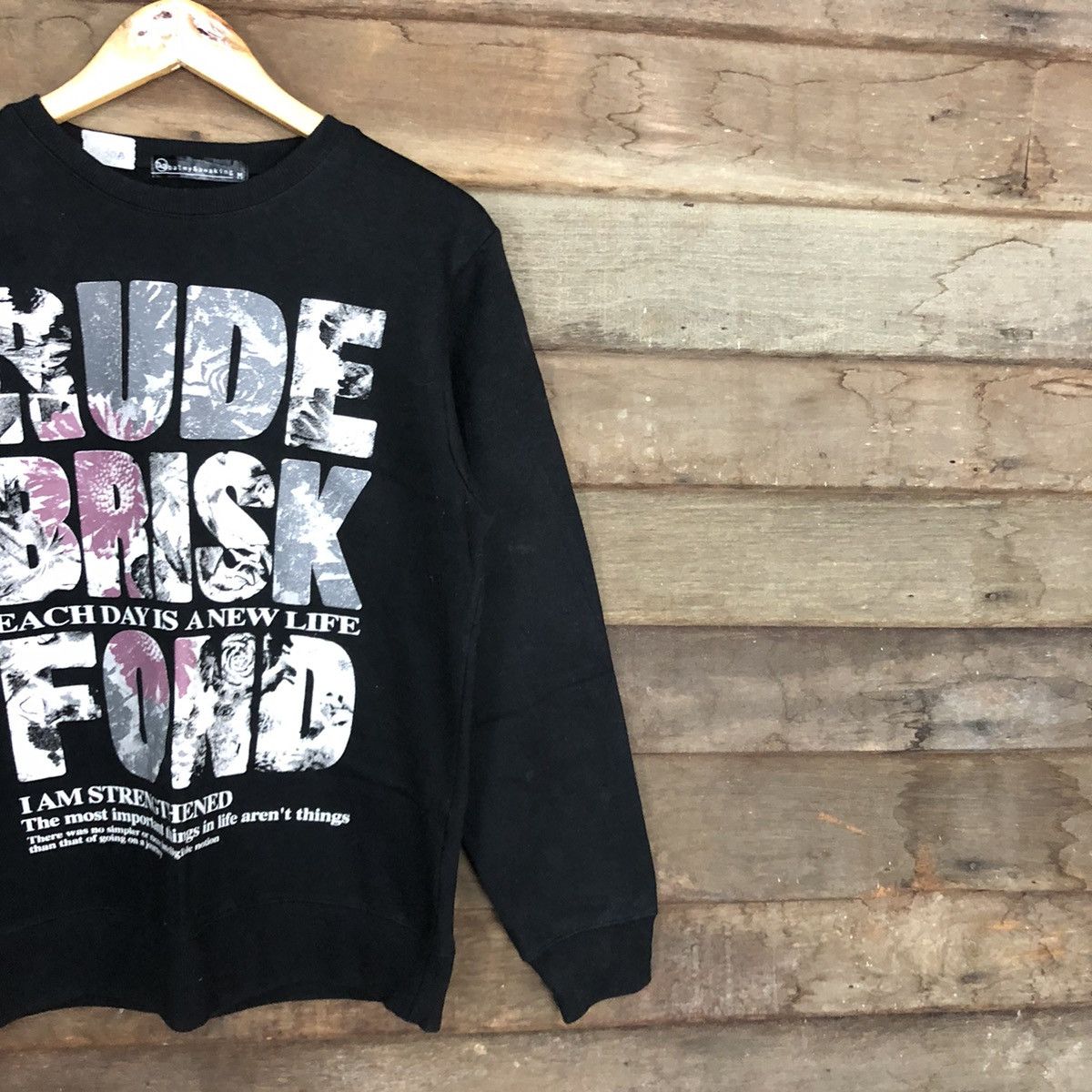 Japanese Brand Balmy & Awaking sweatshirt japan #130B Size US M / EU 48-50 / 2 - 5 Thumbnail