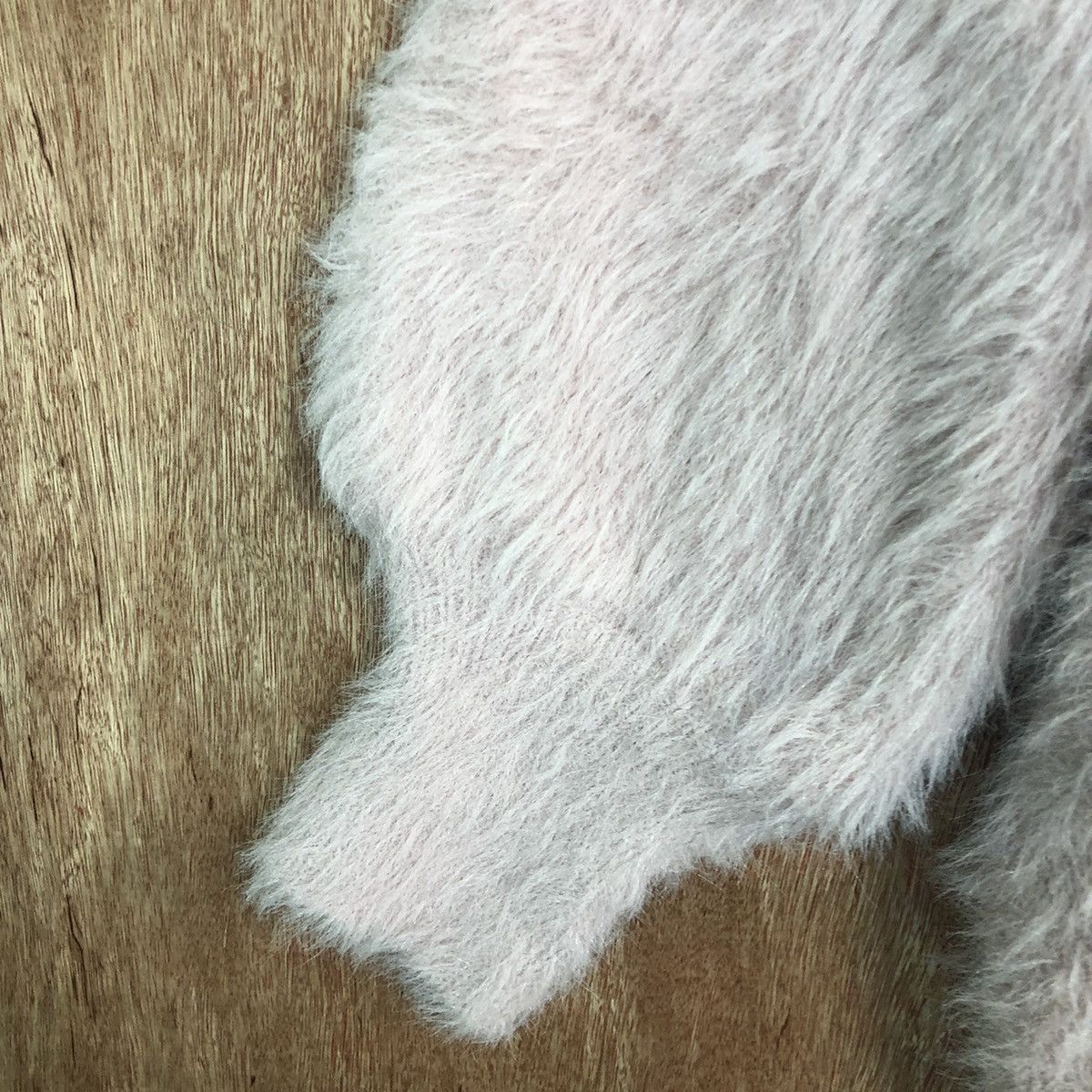 Aran Isles Knitwear GU Japan Light pink Cardigan Mohair soft fur Knitwear Size US L / EU 52-54 / 3 - 6 Thumbnail