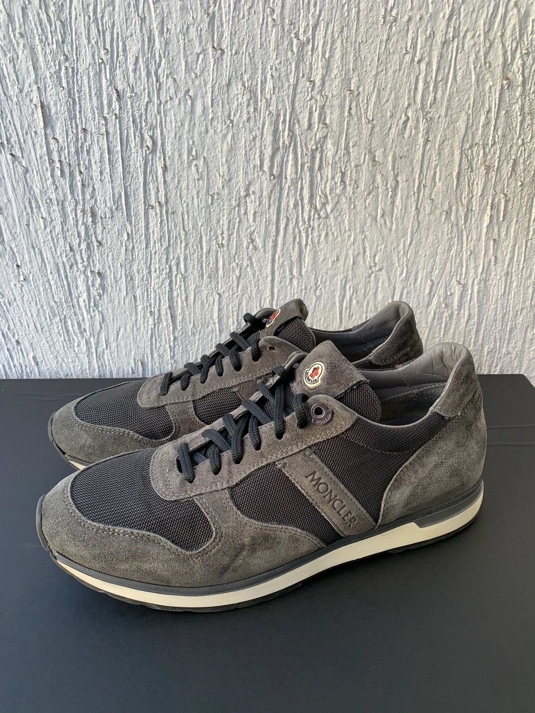 image of Moncler "new Montego" Sneakers in Grey, Men's (Size 9)