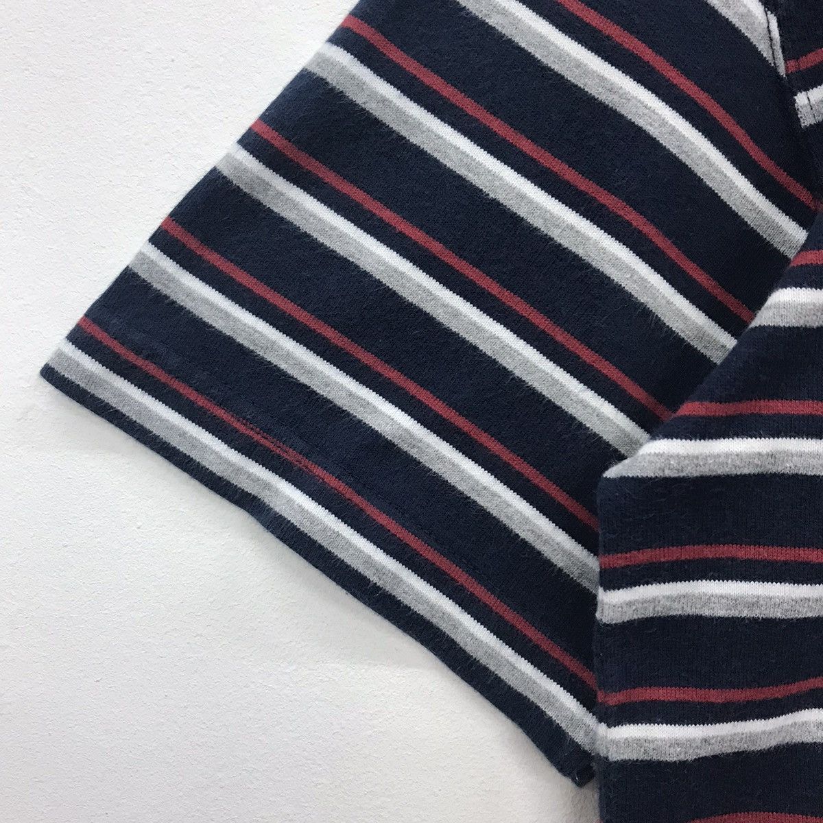 Japanese Brand RARE! BEAMS VIBRANT STRIPED TEE Size US L / EU 52-54 / 3 - 4 Thumbnail
