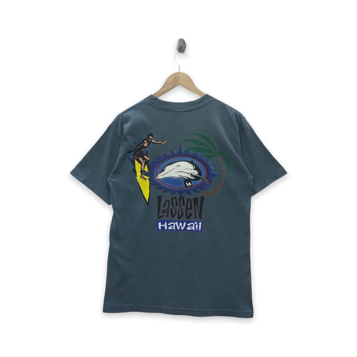 Japanese Brand Rare!! Lassen Hawaii Surfing Japanese Brand Tee Size US M / EU 48-50 / 2 - 1 Thumbnail