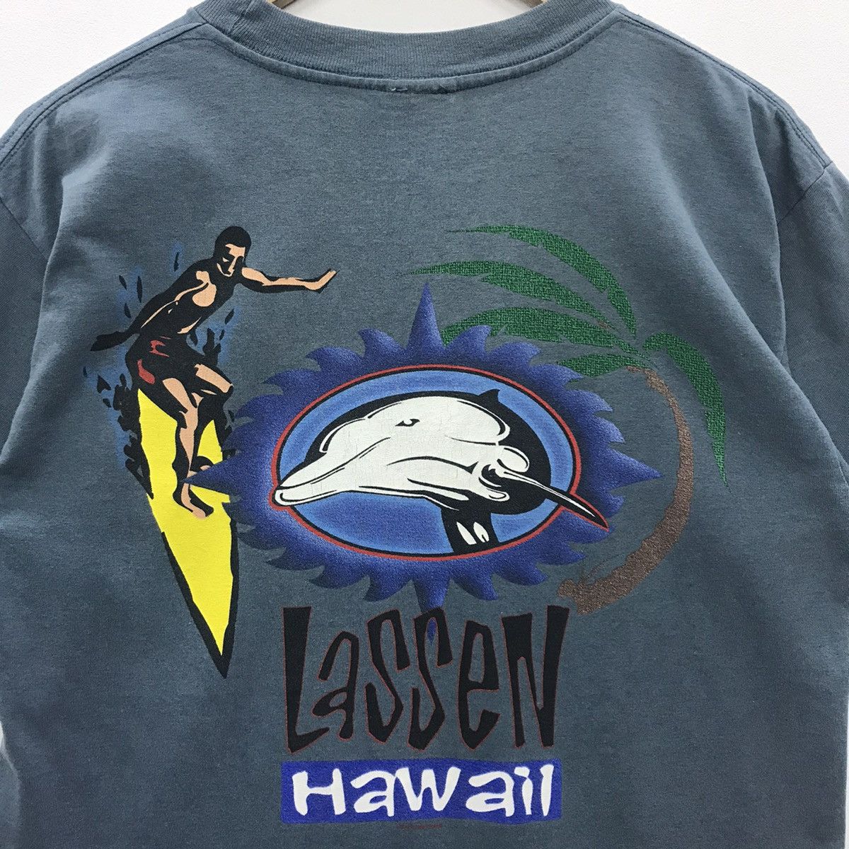 Japanese Brand Rare!! Lassen Hawaii Surfing Japanese Brand Tee Size US M / EU 48-50 / 2 - 6 Thumbnail
