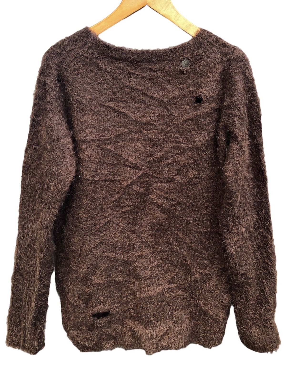 Hysteric Glamour × If Six Was Nine × Japanese Brand Distressed Mohair Rashkafille Knitted Grunge Japan Style Size US M / EU 48-50 / 2 - 3 Thumbnail