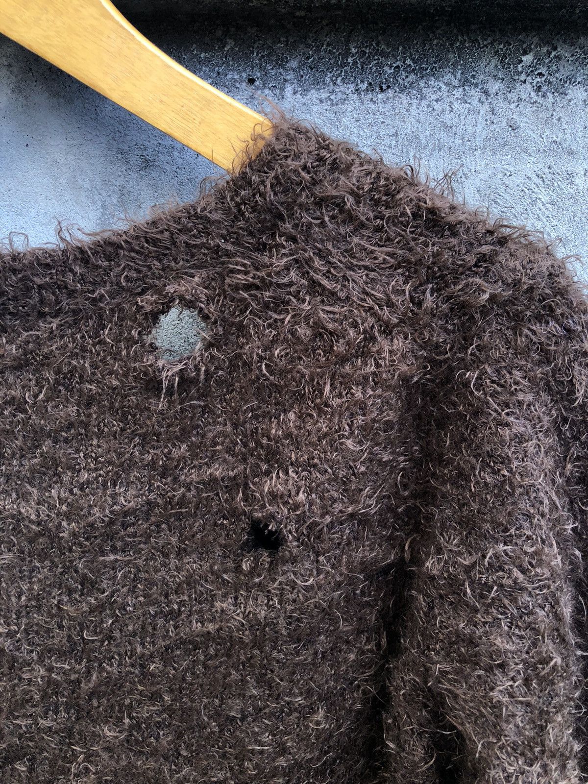 Hysteric Glamour × If Six Was Nine × Japanese Brand Distressed Mohair Rashkafille Knitted Grunge Japan Style Size US M / EU 48-50 / 2 - 7 Thumbnail