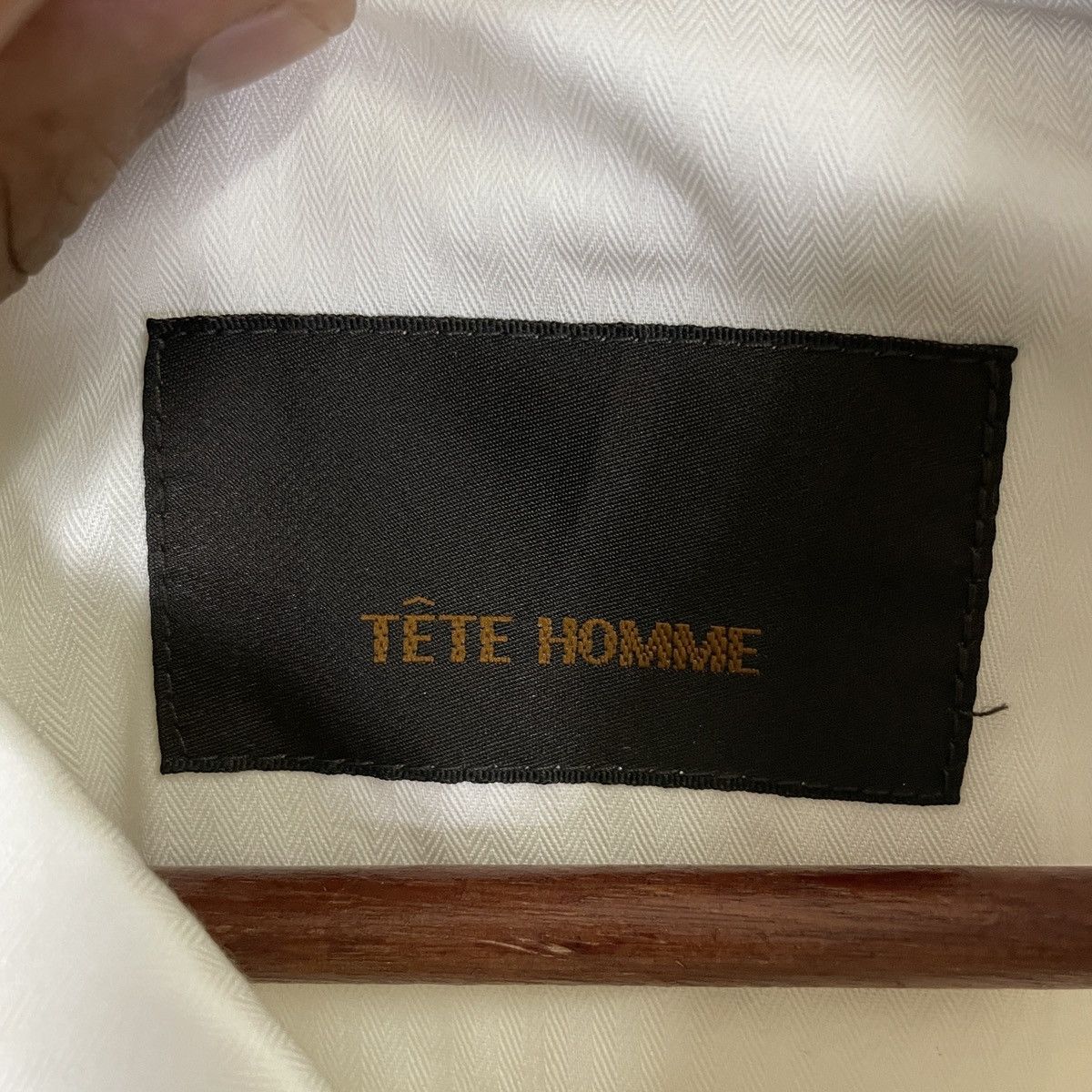Issey Miyake Vintage Tete Homme By Issey Miyake Button Ups Shirt Size US S / EU 44-46 / 1 - 5 Thumbnail