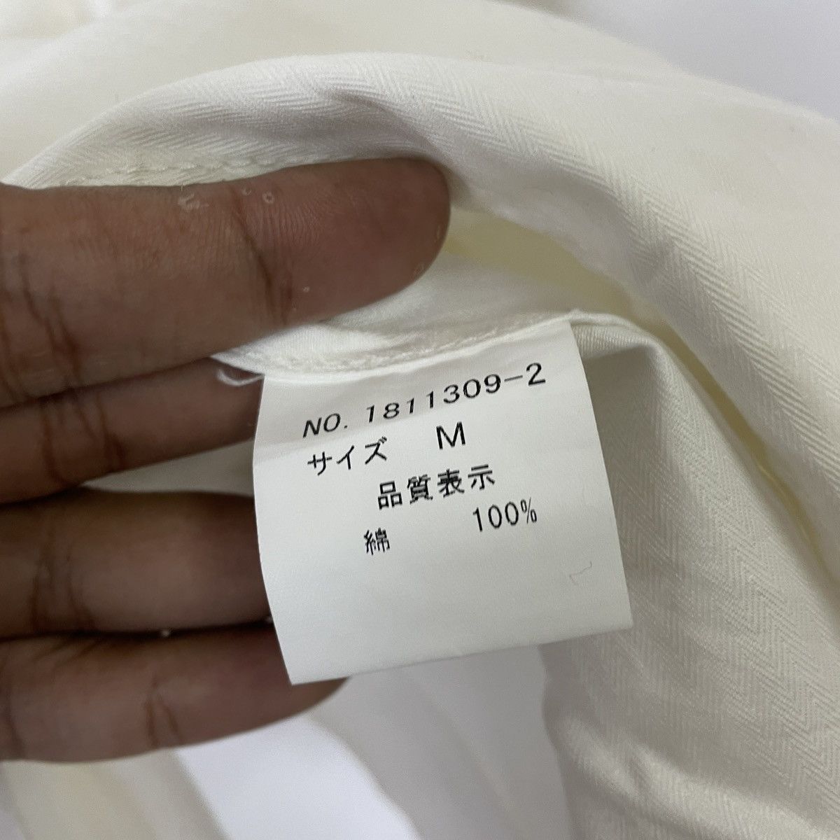 Issey Miyake Vintage Tete Homme By Issey Miyake Button Ups Shirt Size US S / EU 44-46 / 1 - 6 Thumbnail