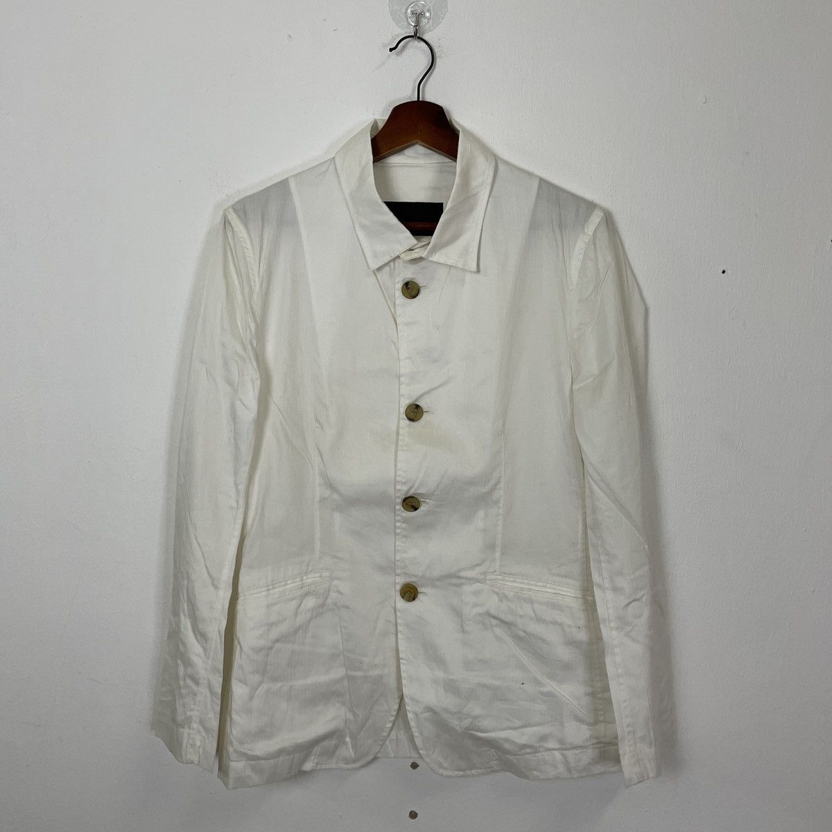 Issey Miyake Vintage Tete Homme By Issey Miyake Button Ups Shirt Size US S / EU 44-46 / 1 - 1 Thumbnail