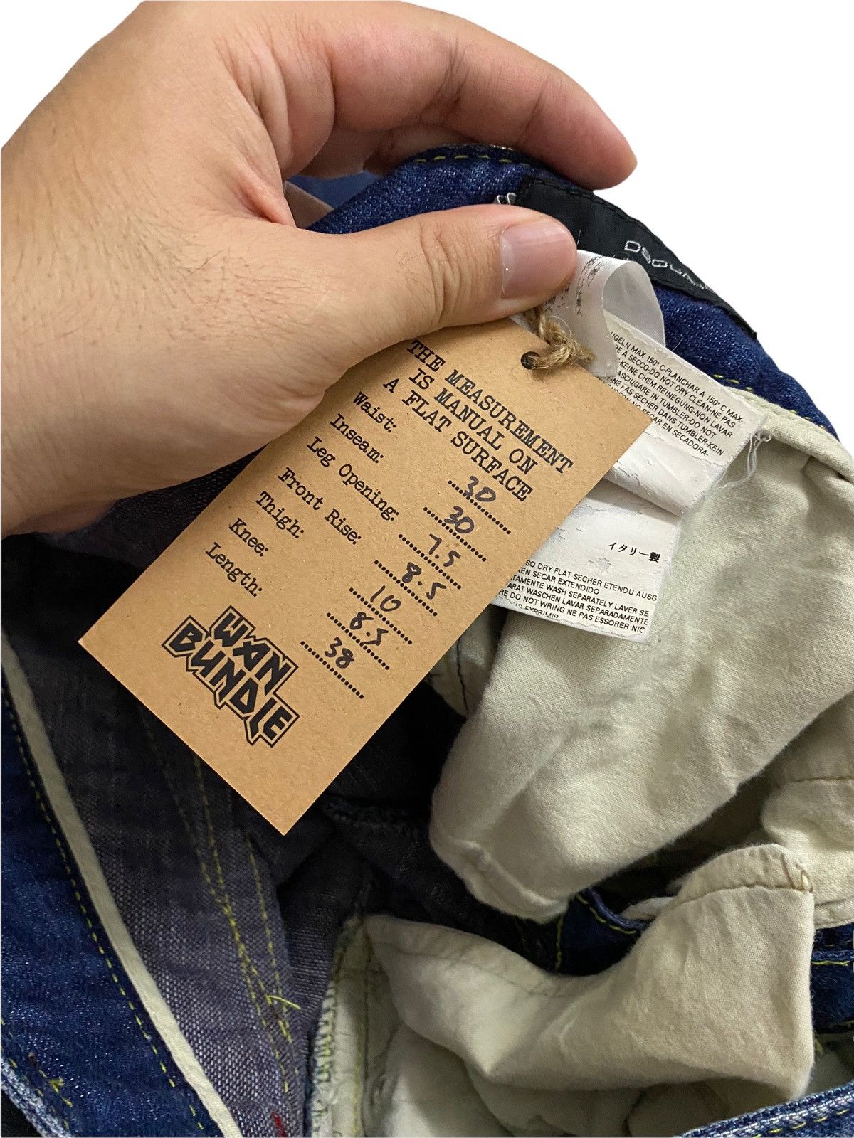 AC/DC × Dsquared2 Dsquared2 ACDC Parody Fucker Made in Italy Jeans Size 30" / US 8 / IT 44 - 10 Thumbnail