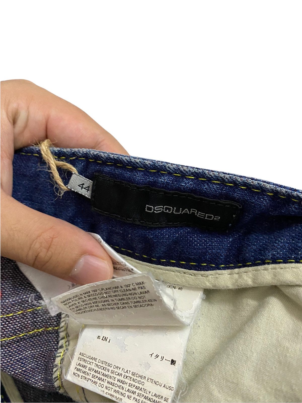 AC/DC × Dsquared2 Dsquared2 ACDC Parody Fucker Made in Italy Jeans Size 30" / US 8 / IT 44 - 7 Thumbnail