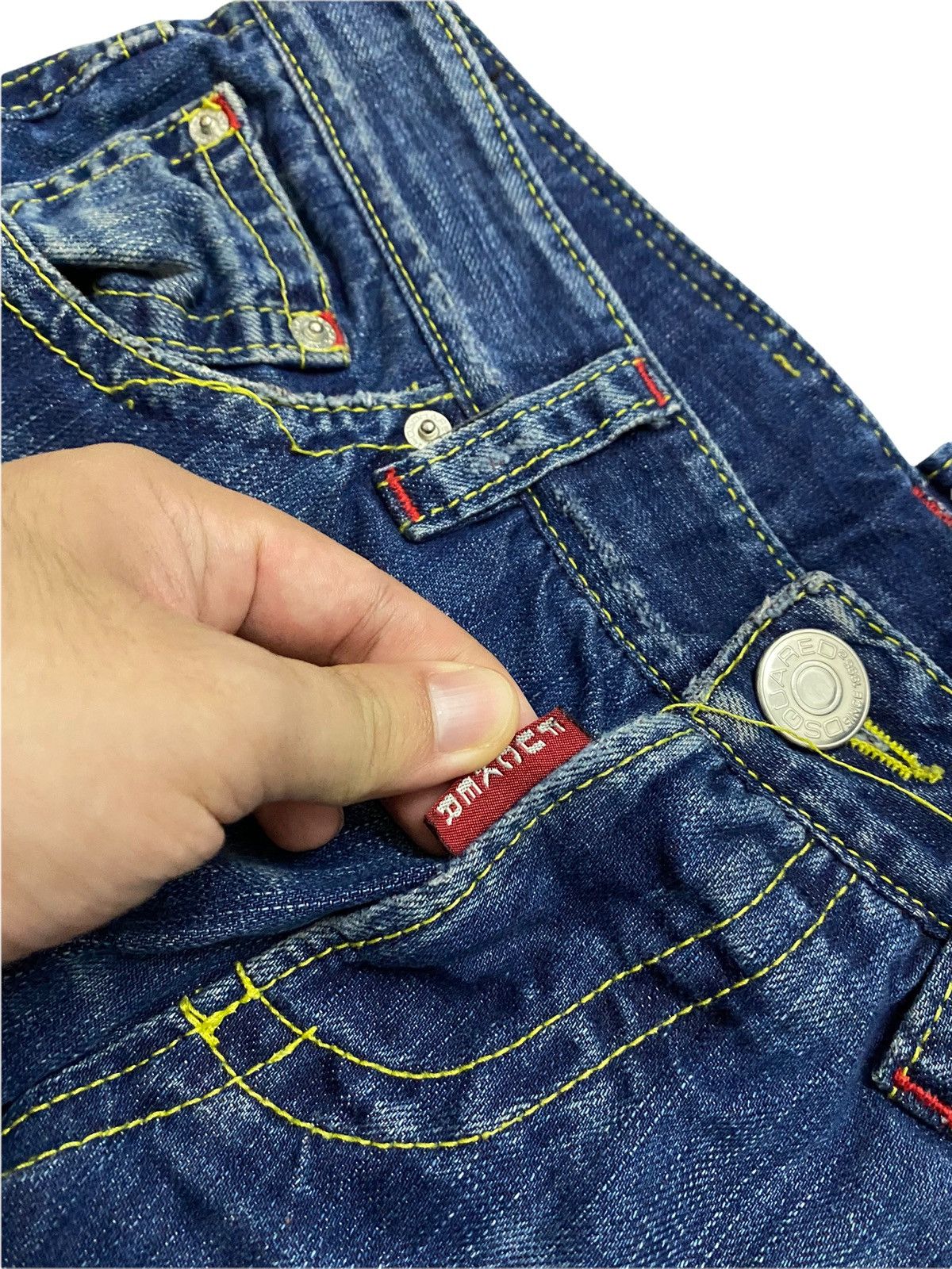 AC/DC × Dsquared2 Dsquared2 ACDC Parody Fucker Made in Italy Jeans Size 30" / US 8 / IT 44 - 4 Thumbnail