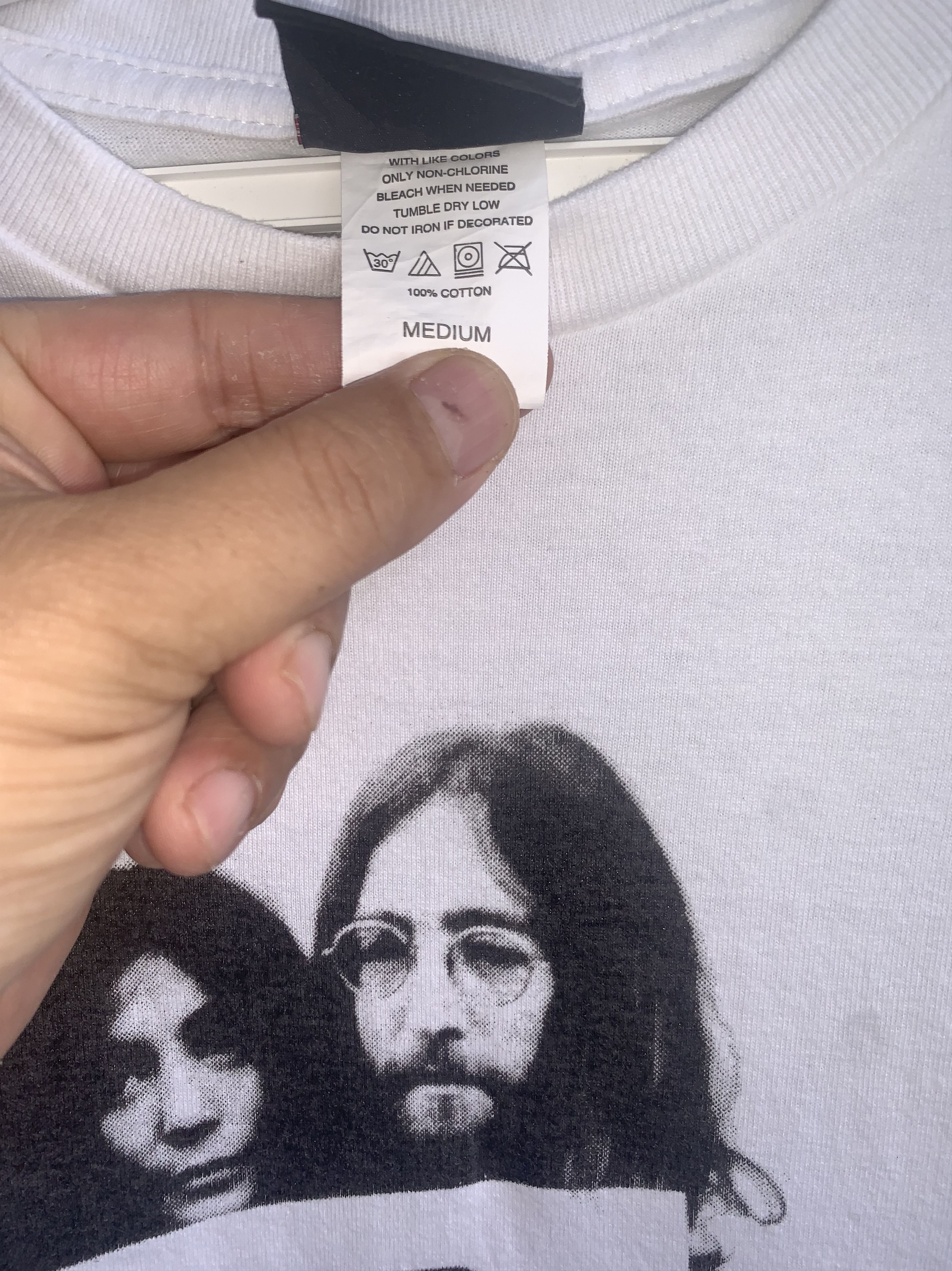 Band Tees Vintage John Lennon And Yoko Wallof Fame Tee Size US M / EU 48-50 / 2 - 5 Thumbnail
