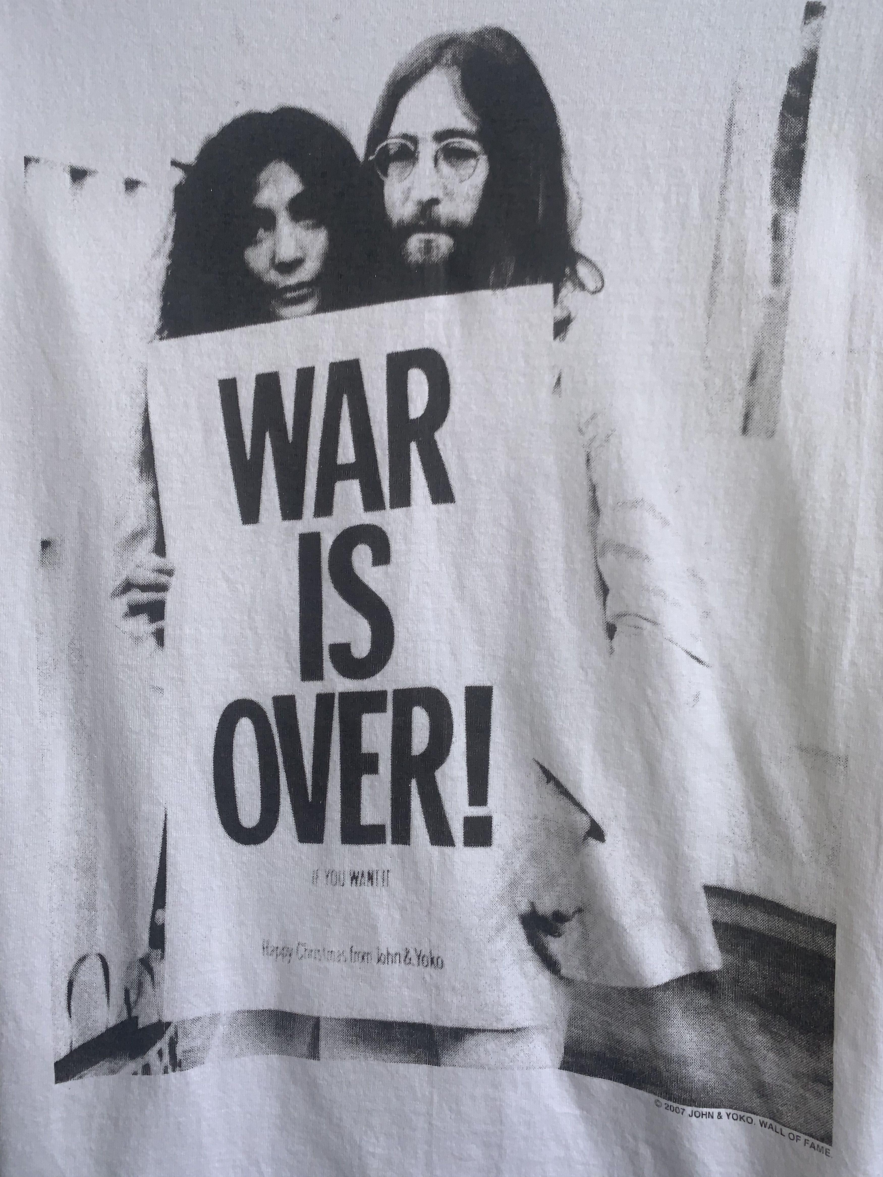 Band Tees Vintage John Lennon And Yoko Wallof Fame Tee Size US M / EU 48-50 / 2 - 2 Thumbnail