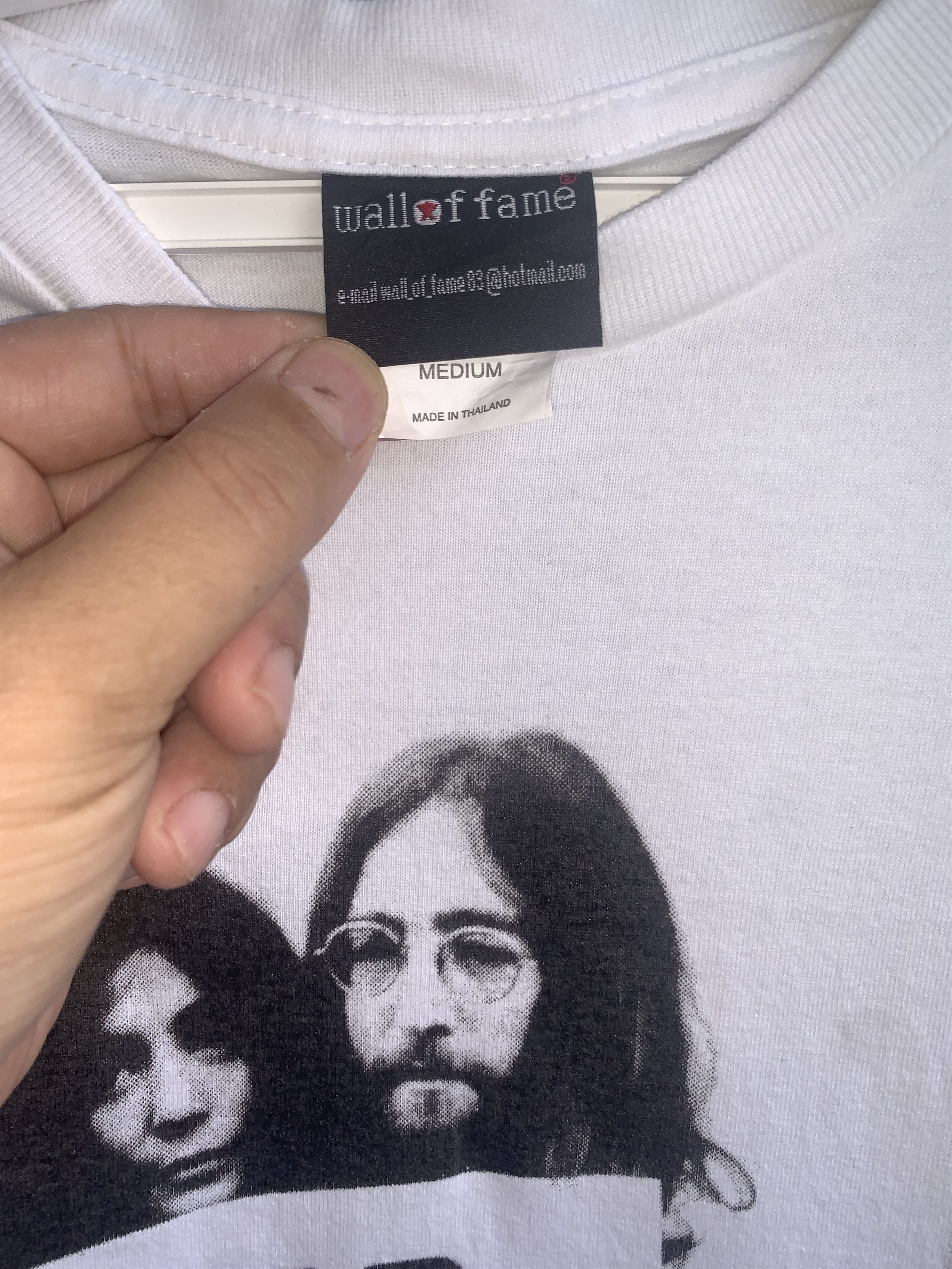 Band Tees Vintage John Lennon And Yoko Wallof Fame Tee Size US M / EU 48-50 / 2 - 4 Thumbnail