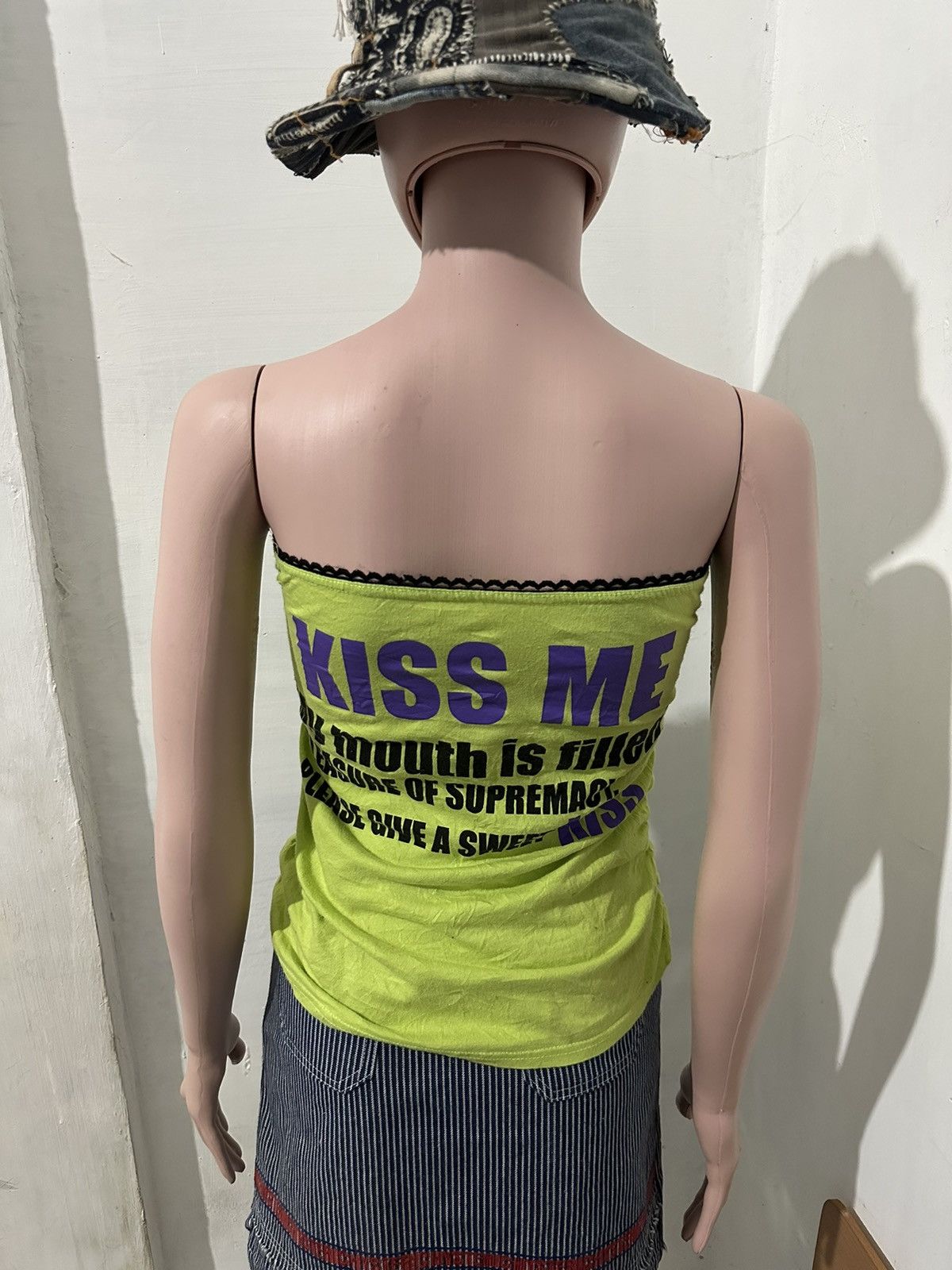 Other Shake Shake 2 Women Art Kiss Me strapless Top Size S / US 4 / IT 40 - 5 Thumbnail